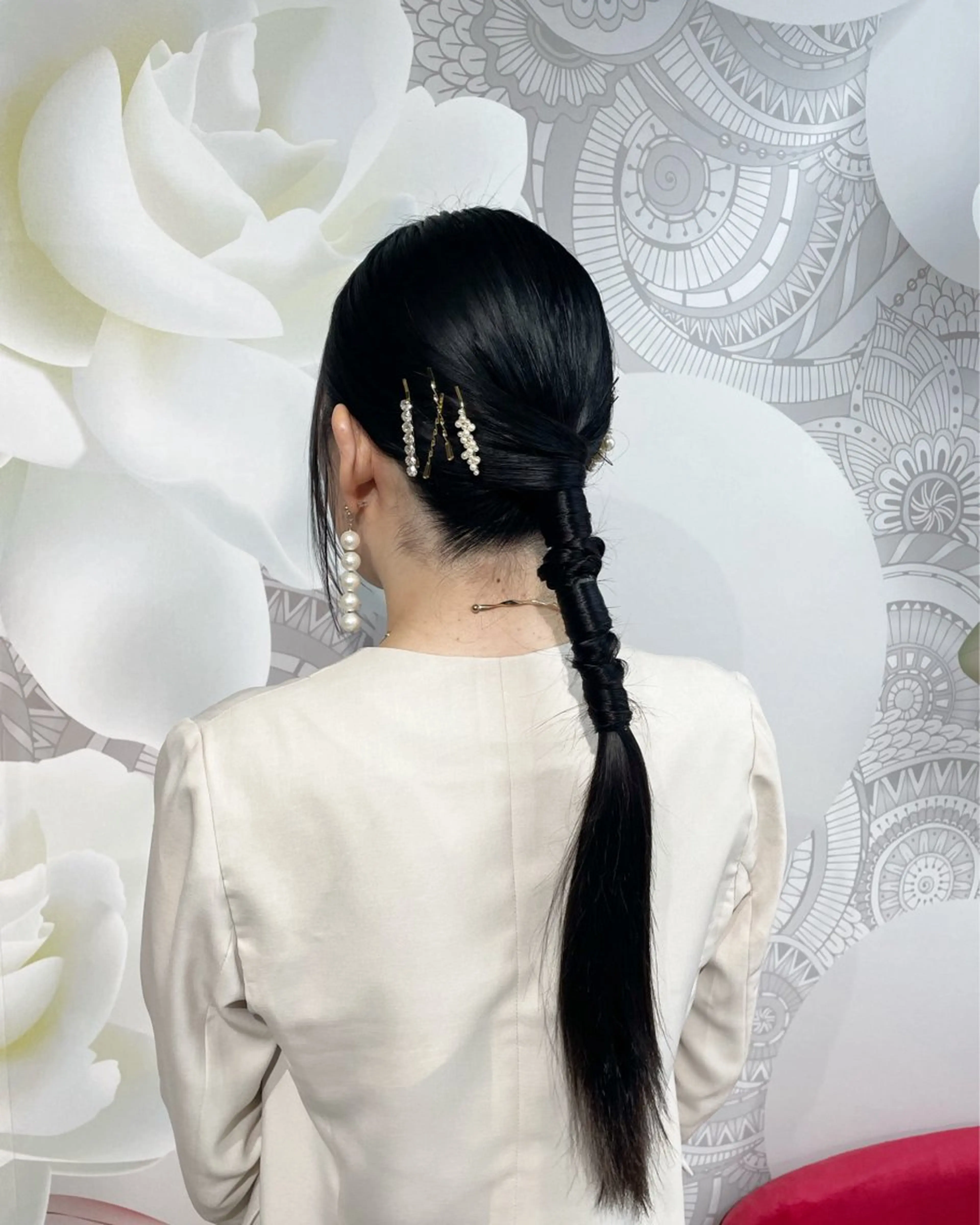 ヘアアレンジ ヘアセット 佐野 優美子のヘアスタイル