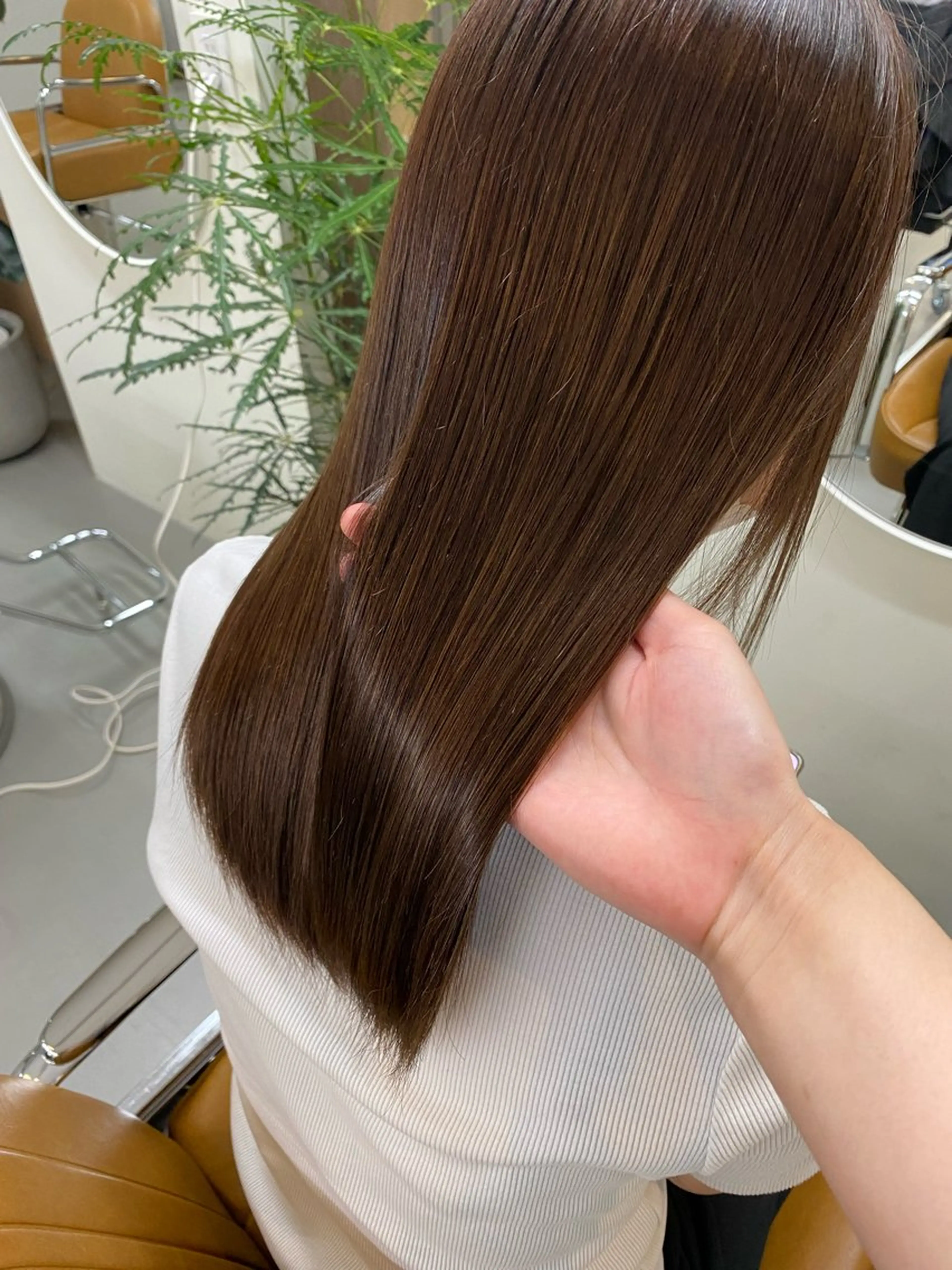 カラー ベージュカラー fab.所属・檜 果歩のヘアスタイル