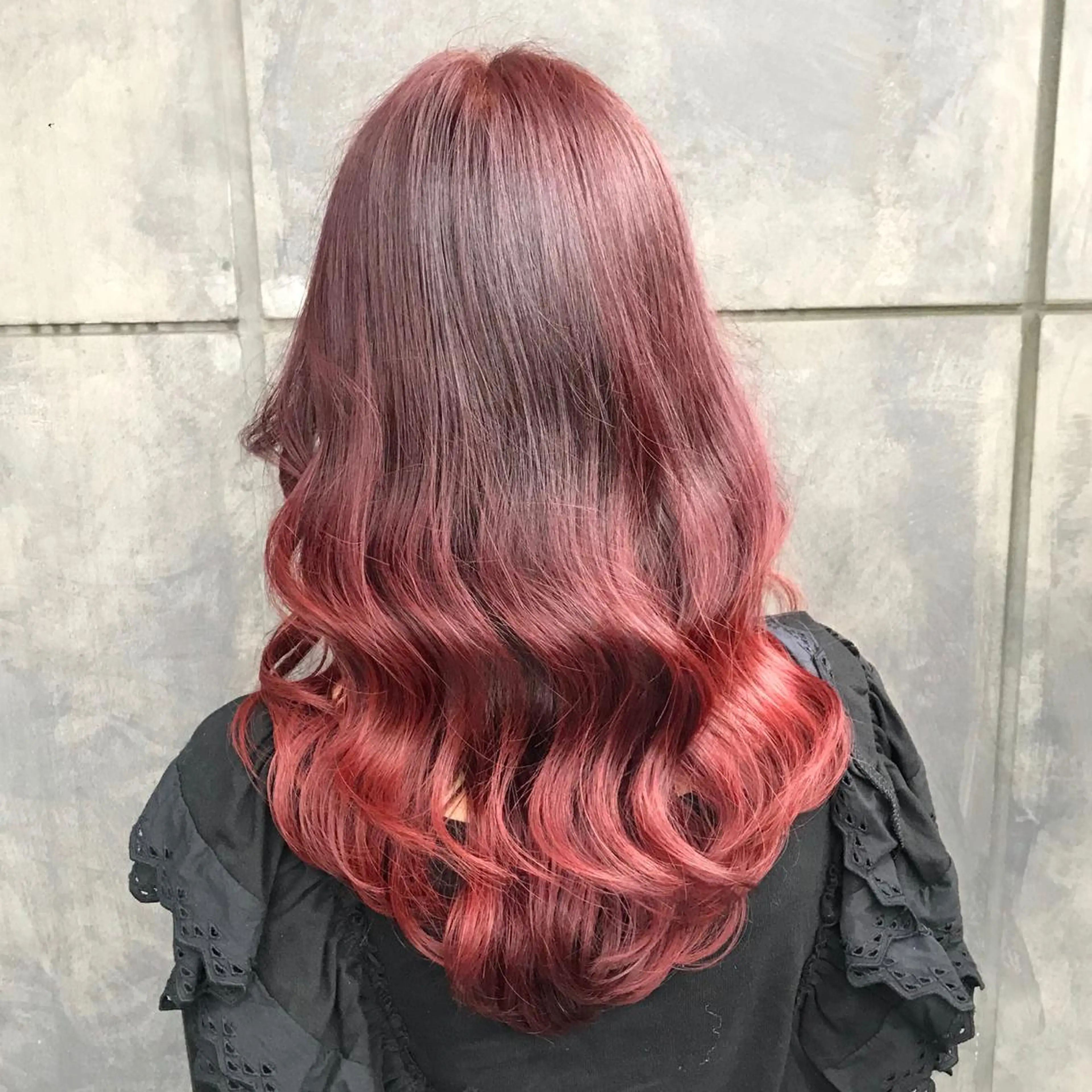 セミロング カラー ブリーチ グラデーションカラー ピンクカラー タンバルモリ ヨシンモリ サロウィン所属・K-POP好き美容師 🇰🇷Kai.Yのヘアスタイル