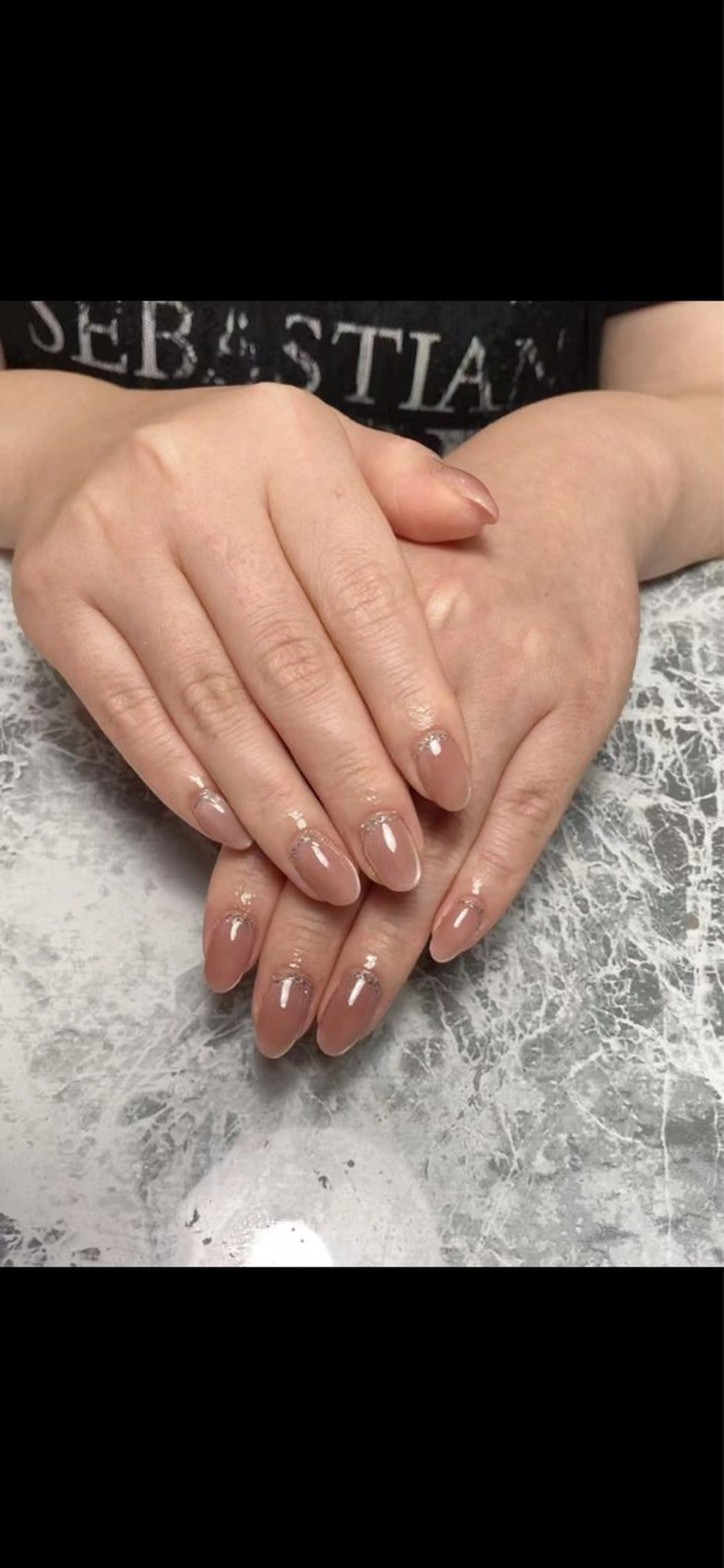 ネイル アートネイル フレンチネイル ジェルネイル グラデーション 韓国ネイル ハンドネイル 久保田 マリコのネイルデザイン