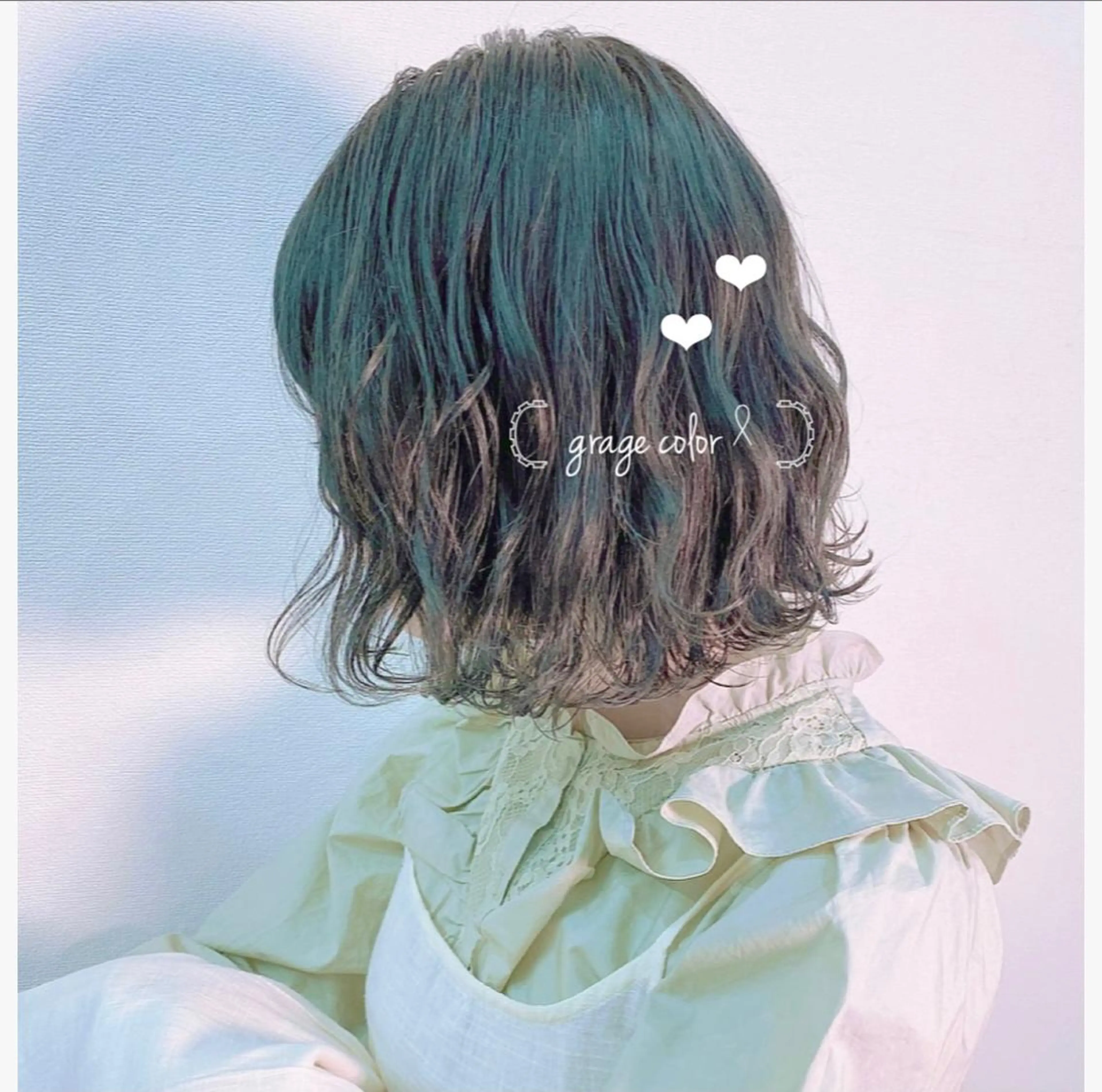 ミディアム ヘアカラー sweep天神☁️ ルカ┊透明感カラーのヘアスタイル
