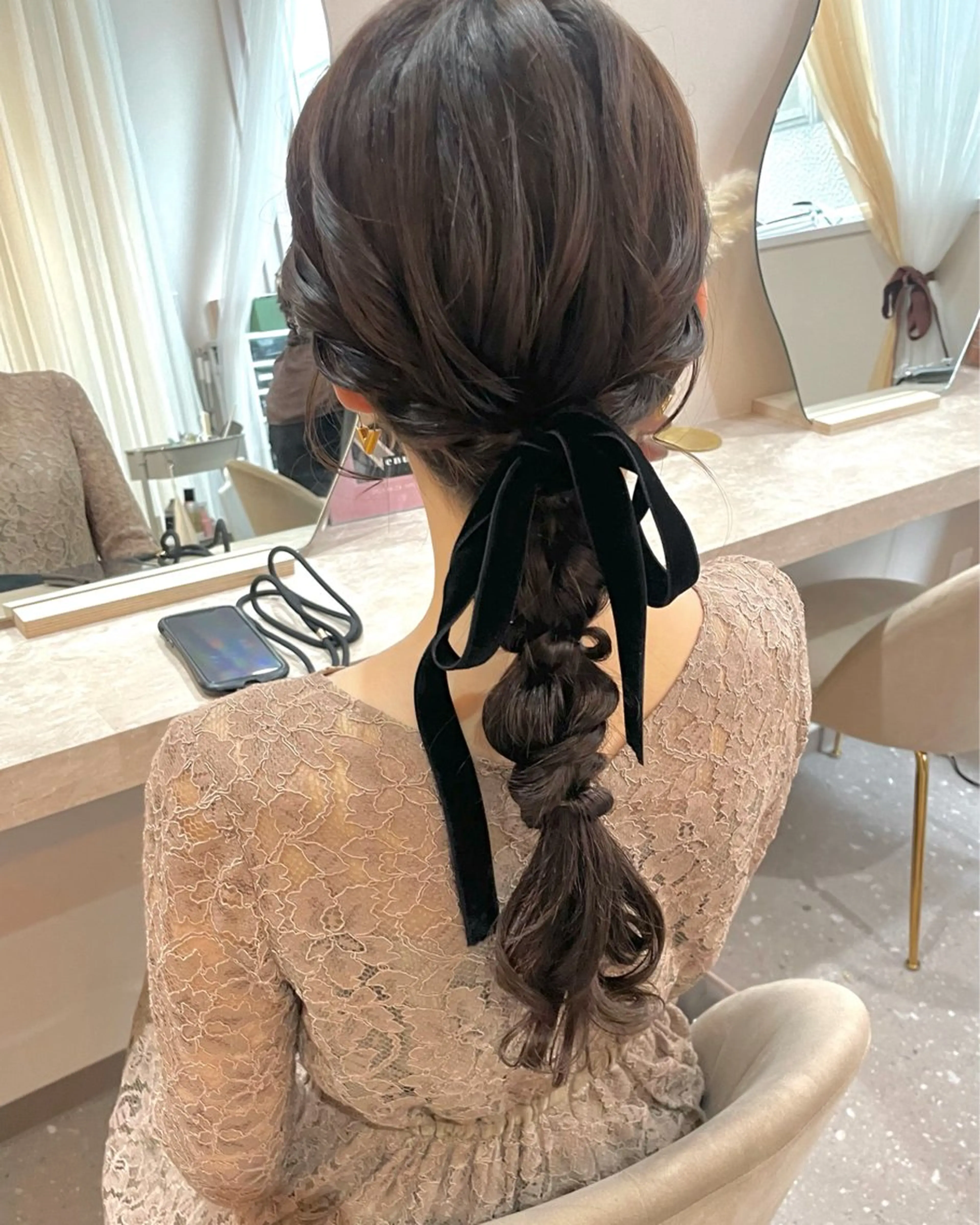 ロング ヘアセット Mila chihiroのヘアスタイル