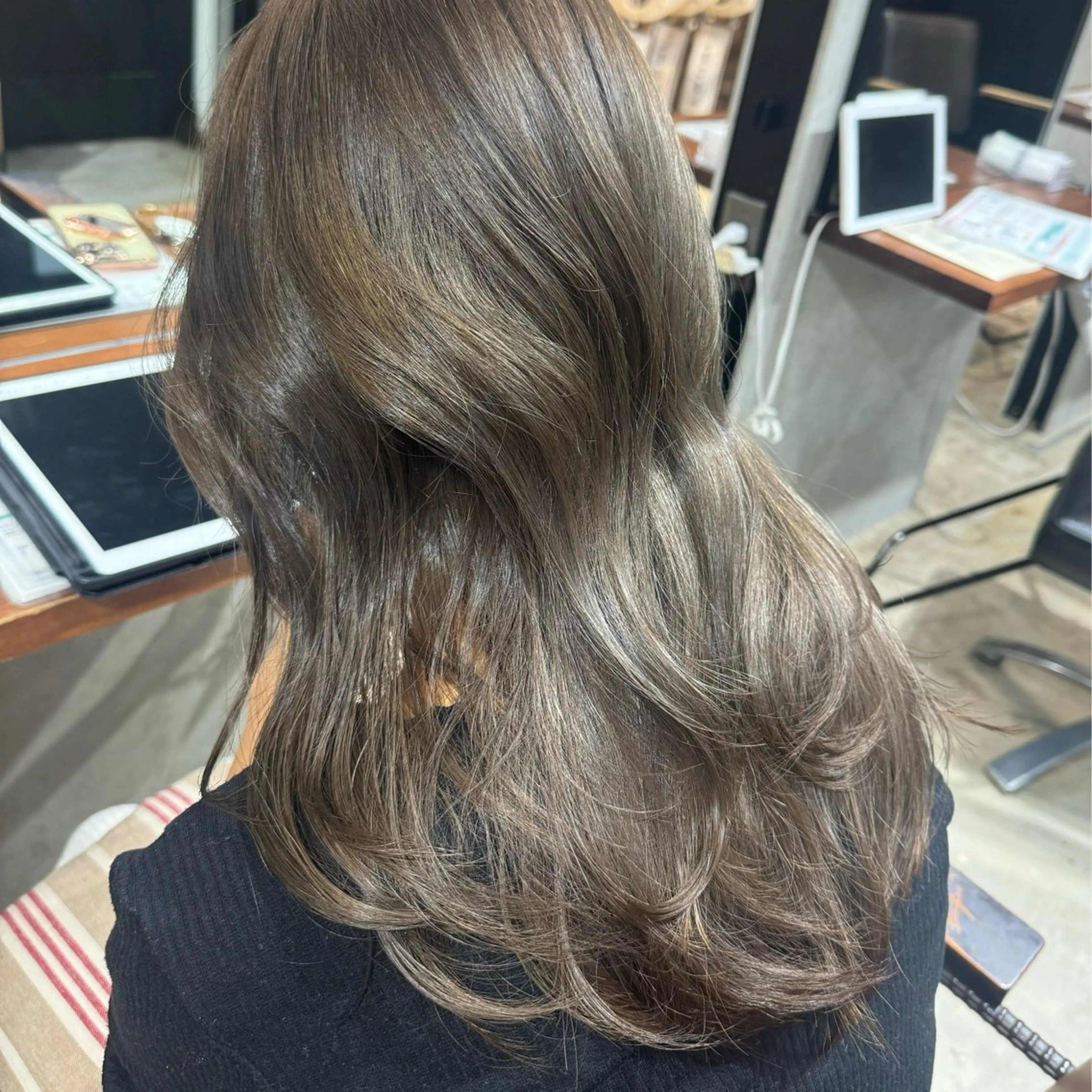 ロング レイヤーカット ナチュラルショート ゆるふわ🌿高橋俊大のヘアスタイル