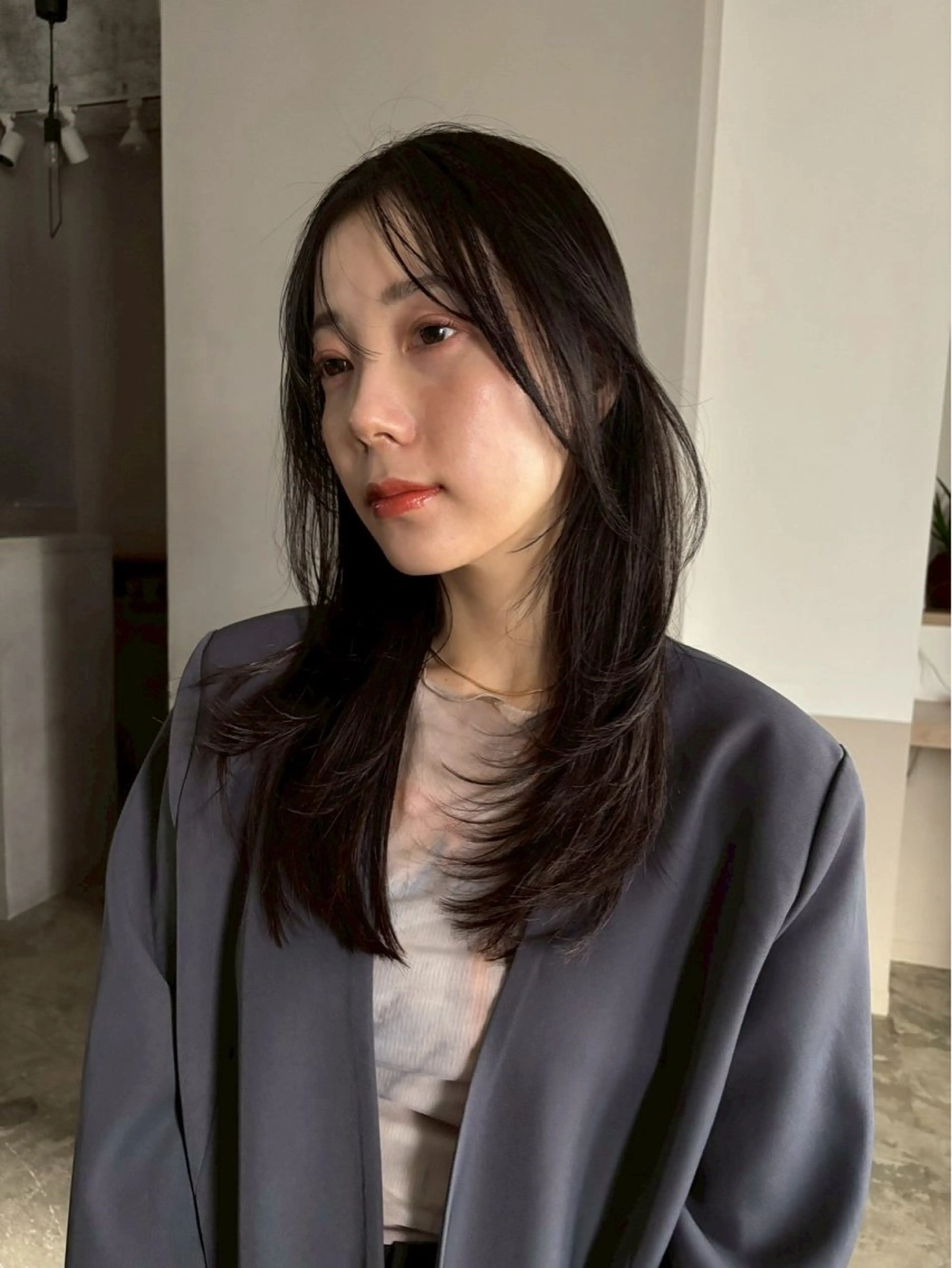 ロング 南出 碧夢のヘアスタイル