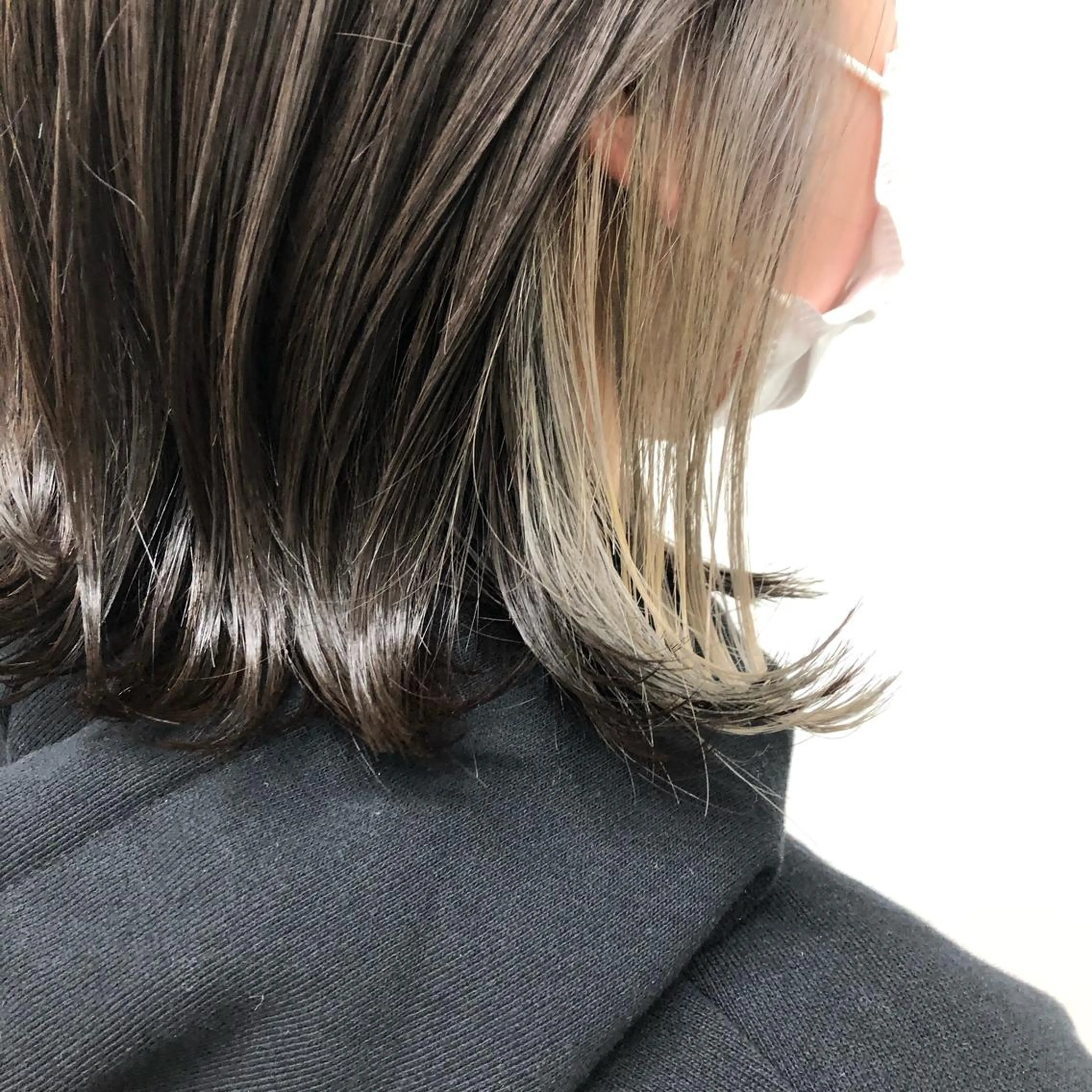 ミディアム ヘアカラー トリートメント シンタニ ナオトのヘアスタイル