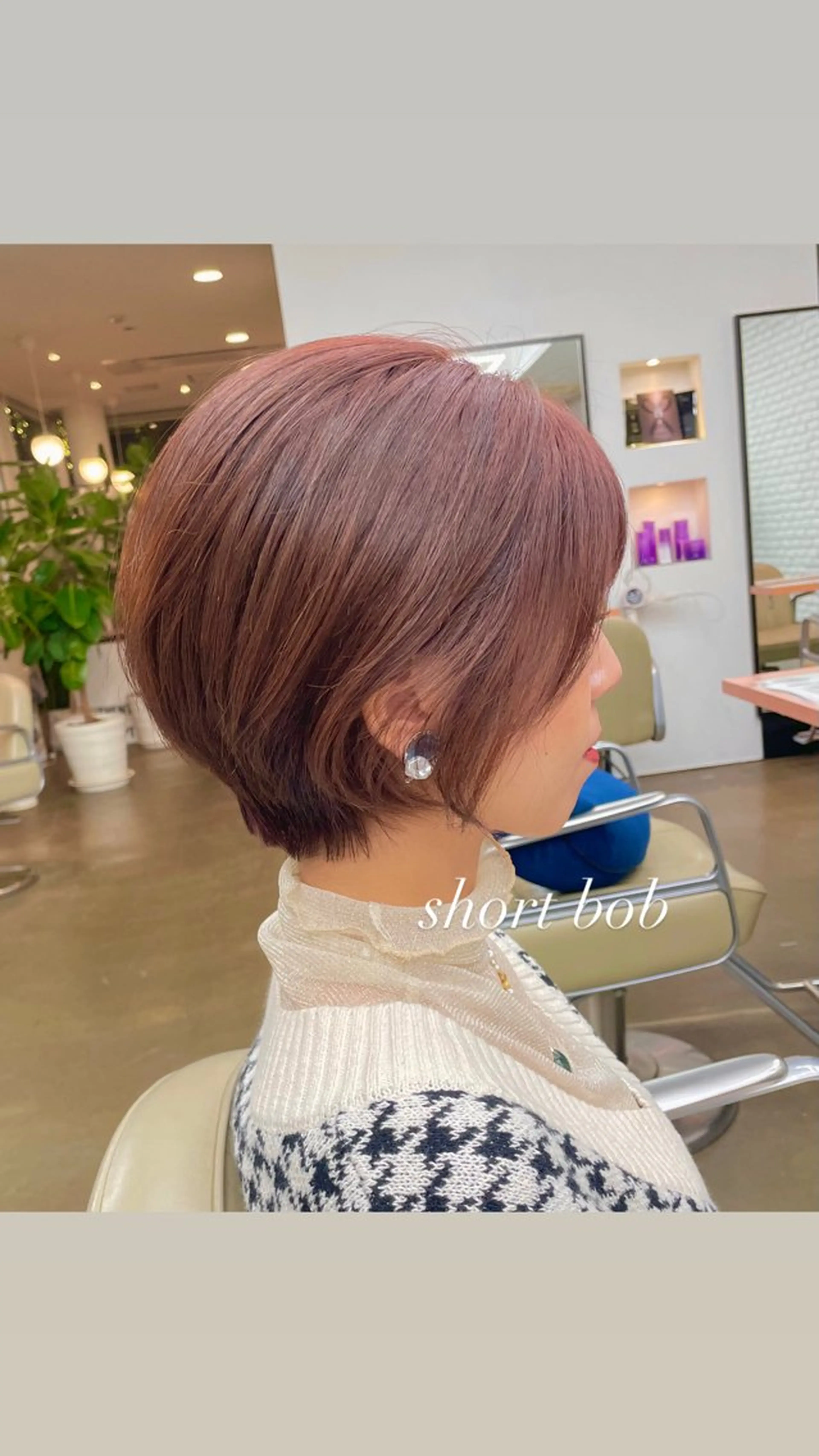 ショート ショートボブ ボブ くびれヘア ショートヘア ♡髪質改善/透明感 カラー/うらら♡のヘアスタイル