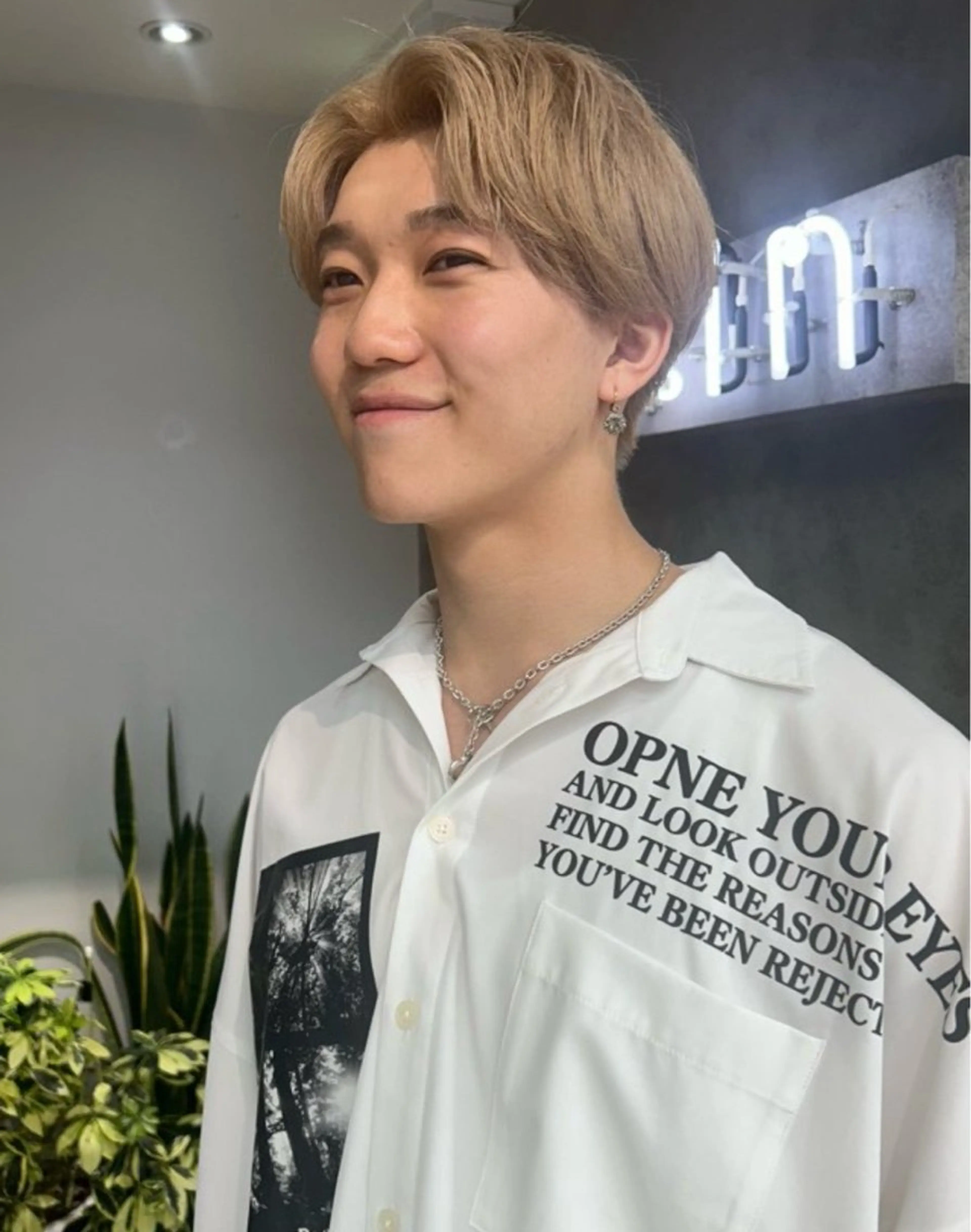 ショート カラー メンズ カット ヘアカラー ナチュラル×色気パ ーマ 渋谷/マナミのヘアスタイル