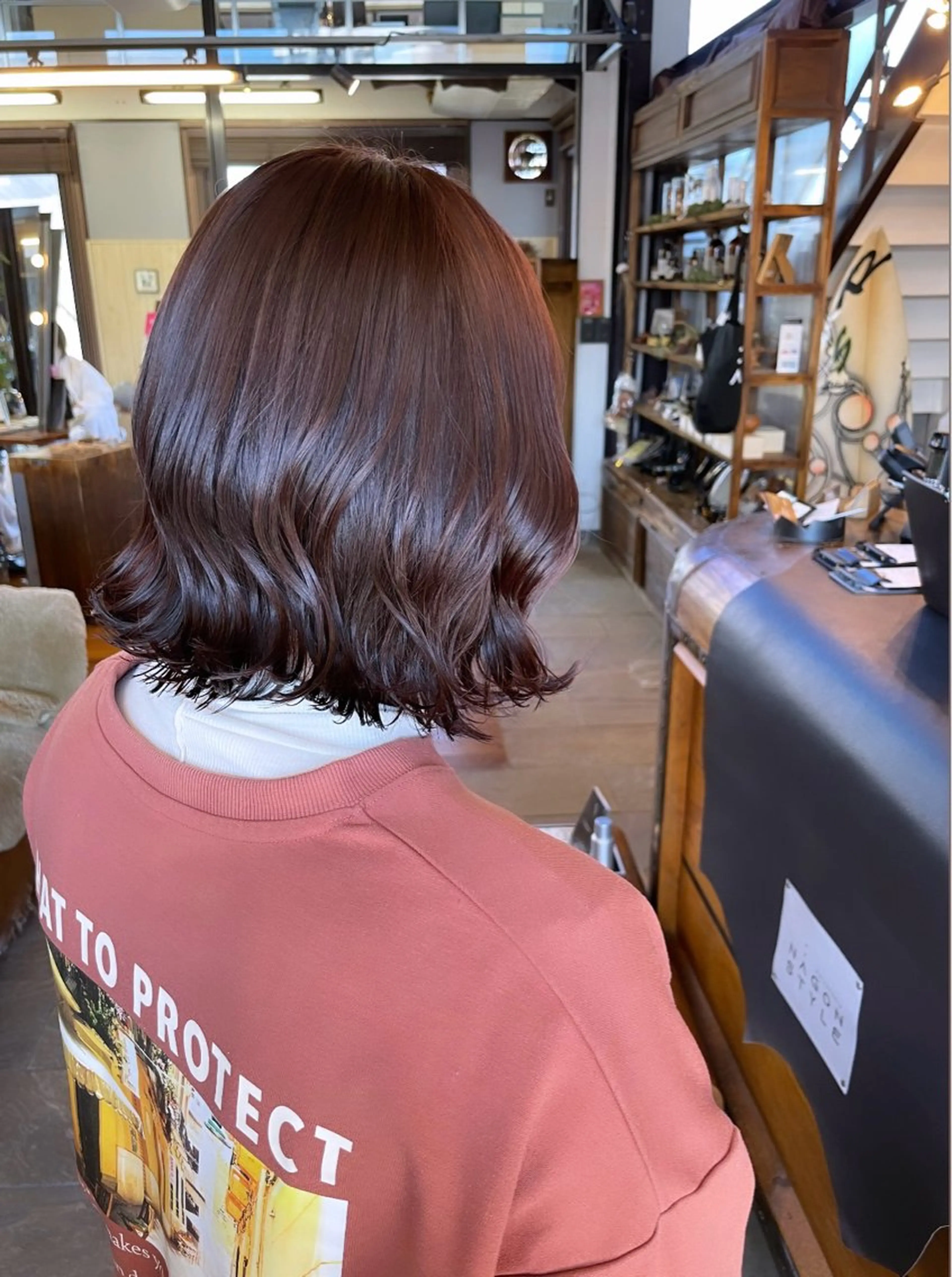 ショート カラー ベージュカラー 透明感カラー ピンクカラー ピンクベージュ ayaka |トレンドヘアのヘアスタイル