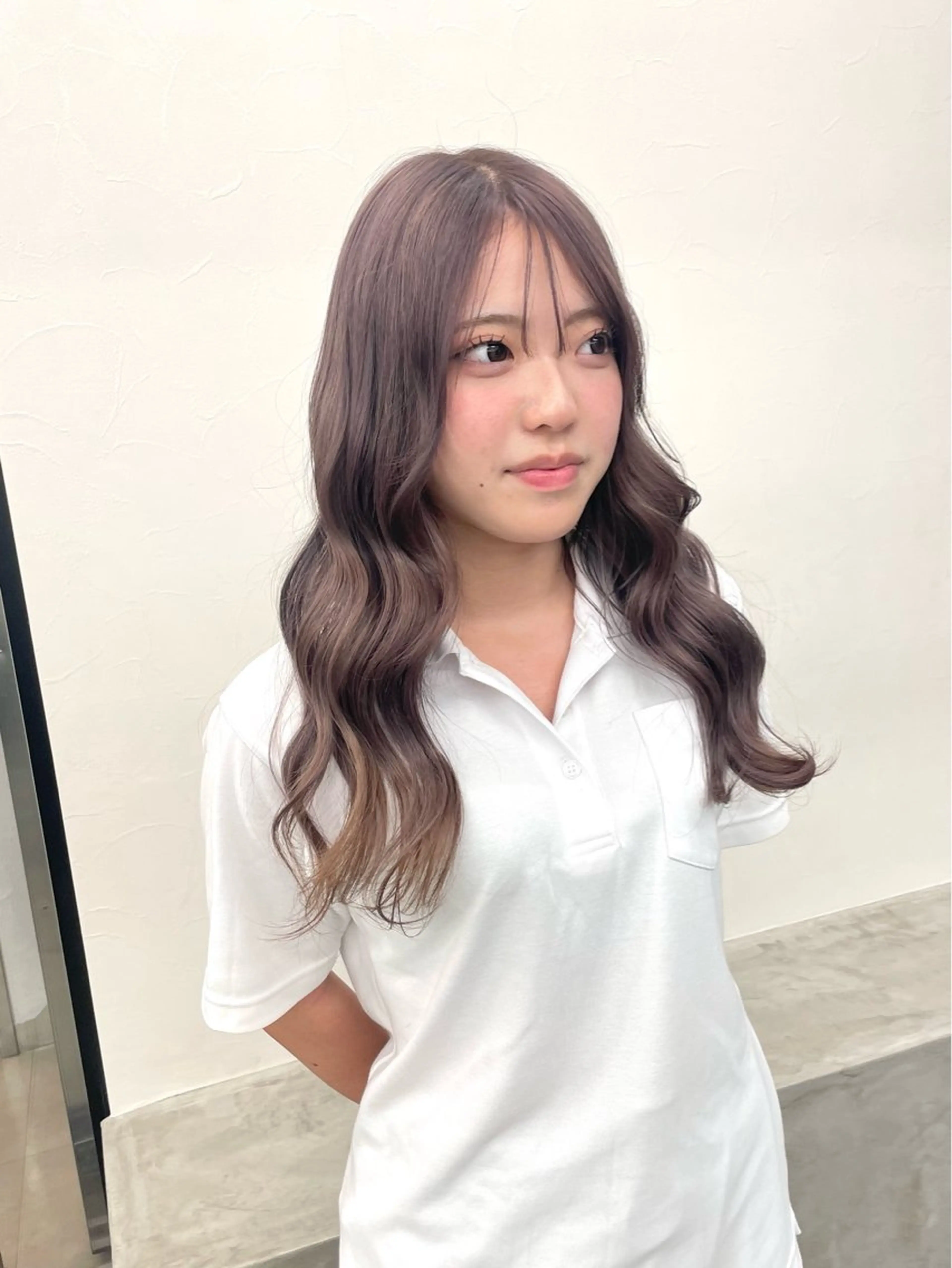 ロング カラー 大人可愛い/透明感 カラー🐰RINAのヘアスタイル