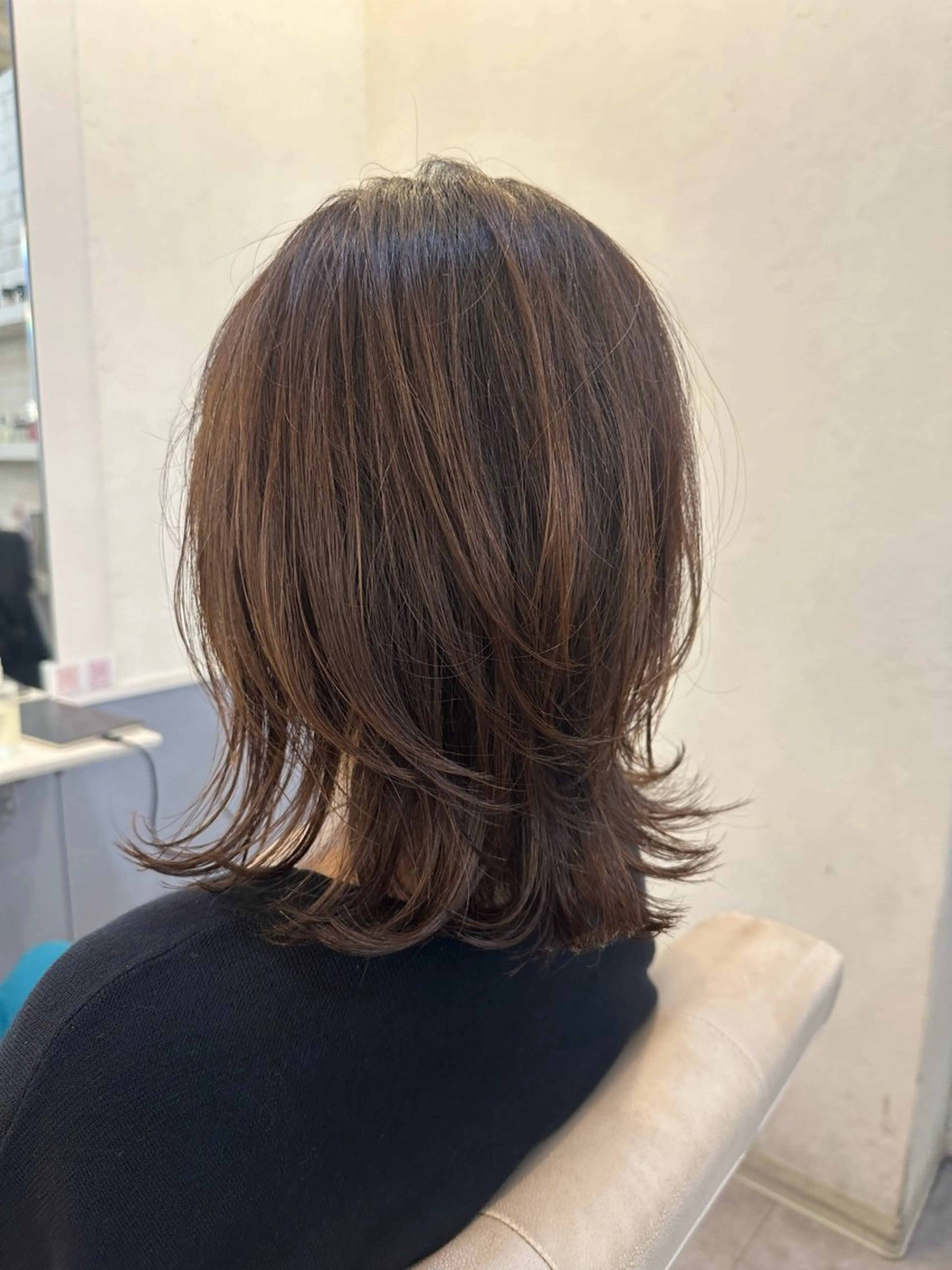 ミディアム カラー カット ヘアカラー トリートメント 🩵透明感/高発色 /難波/北原佑記🌸のヘアスタイル