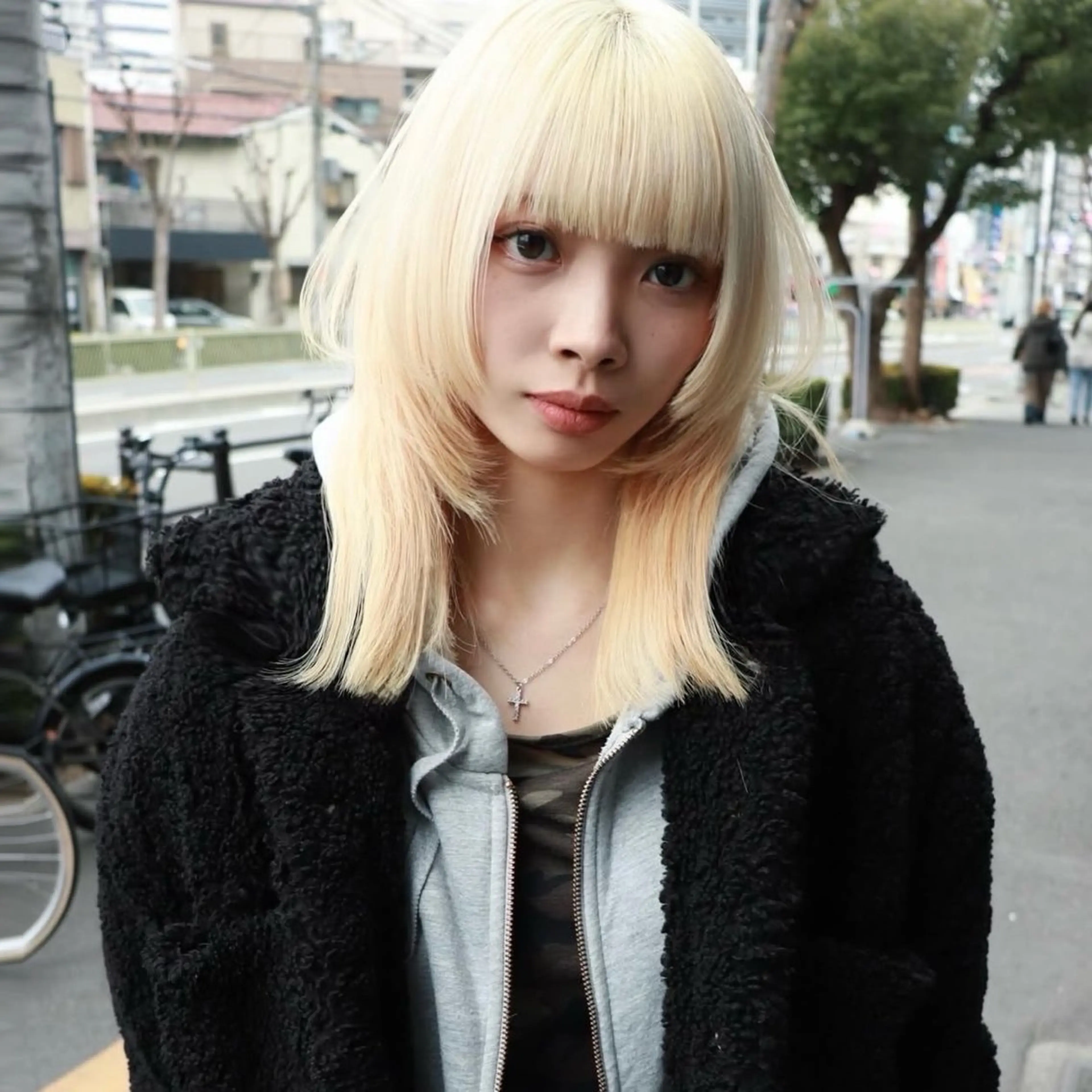 ロング カラー ヘアカラー トリートメント ヘアセット 色落ちまで2度綺麗な ハイトーン⭐️ヨシキのヘアスタイル