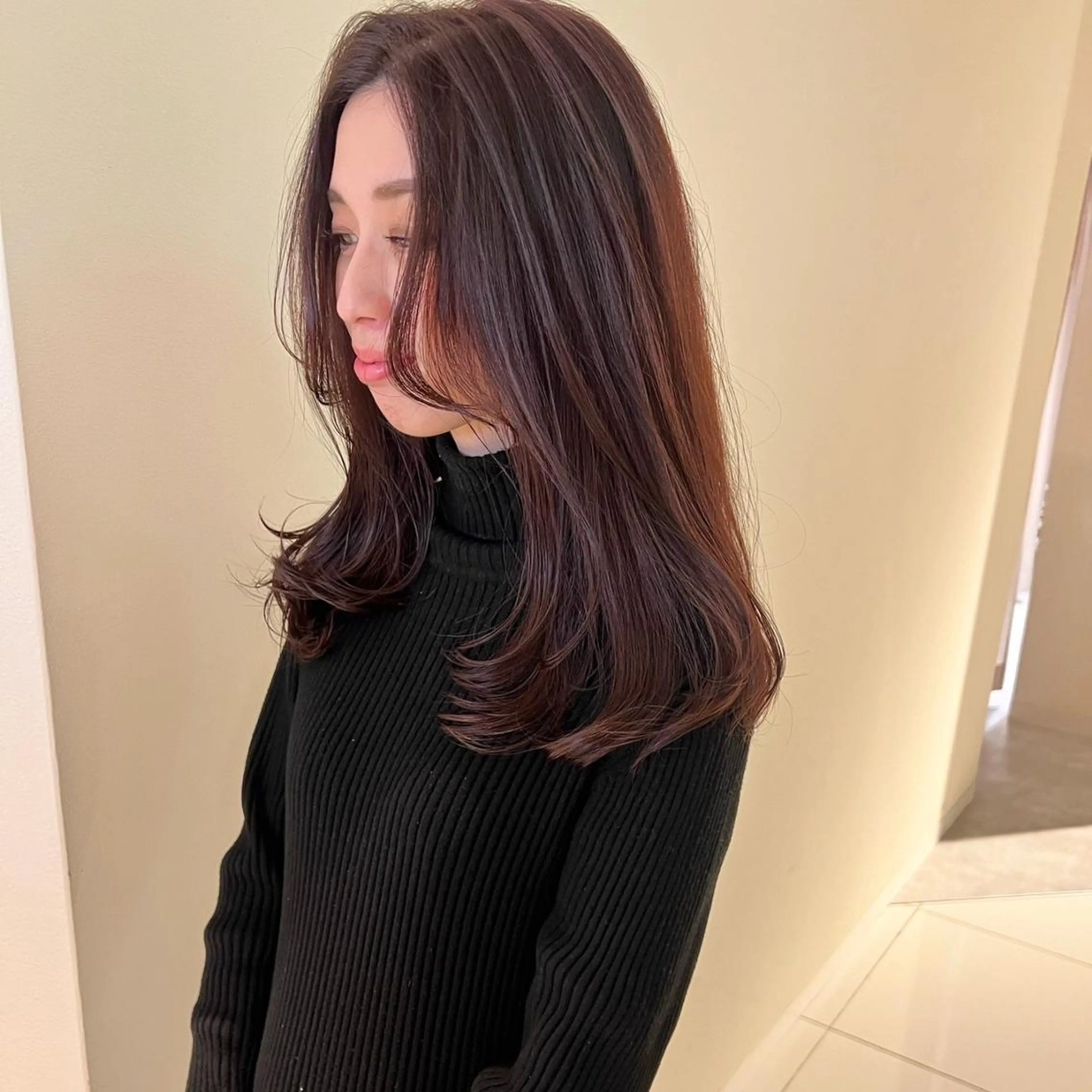 セミロング AVANCE.ens 広島袋町店ayuのヘアスタイル