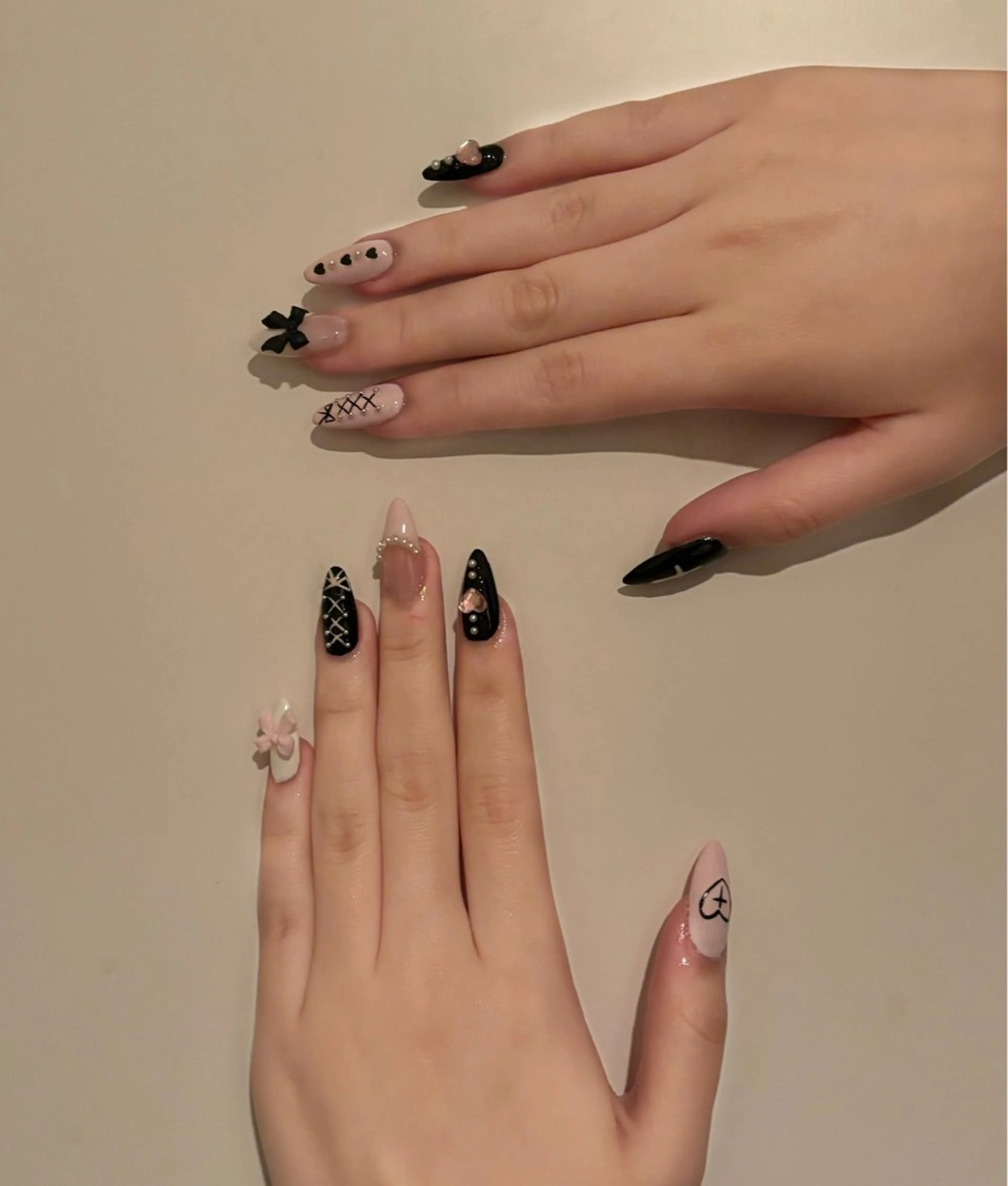 定額ネイル💅メニュー写真デザイン＋チップ長さだ10本★初回ジェルオフ込  14の写真