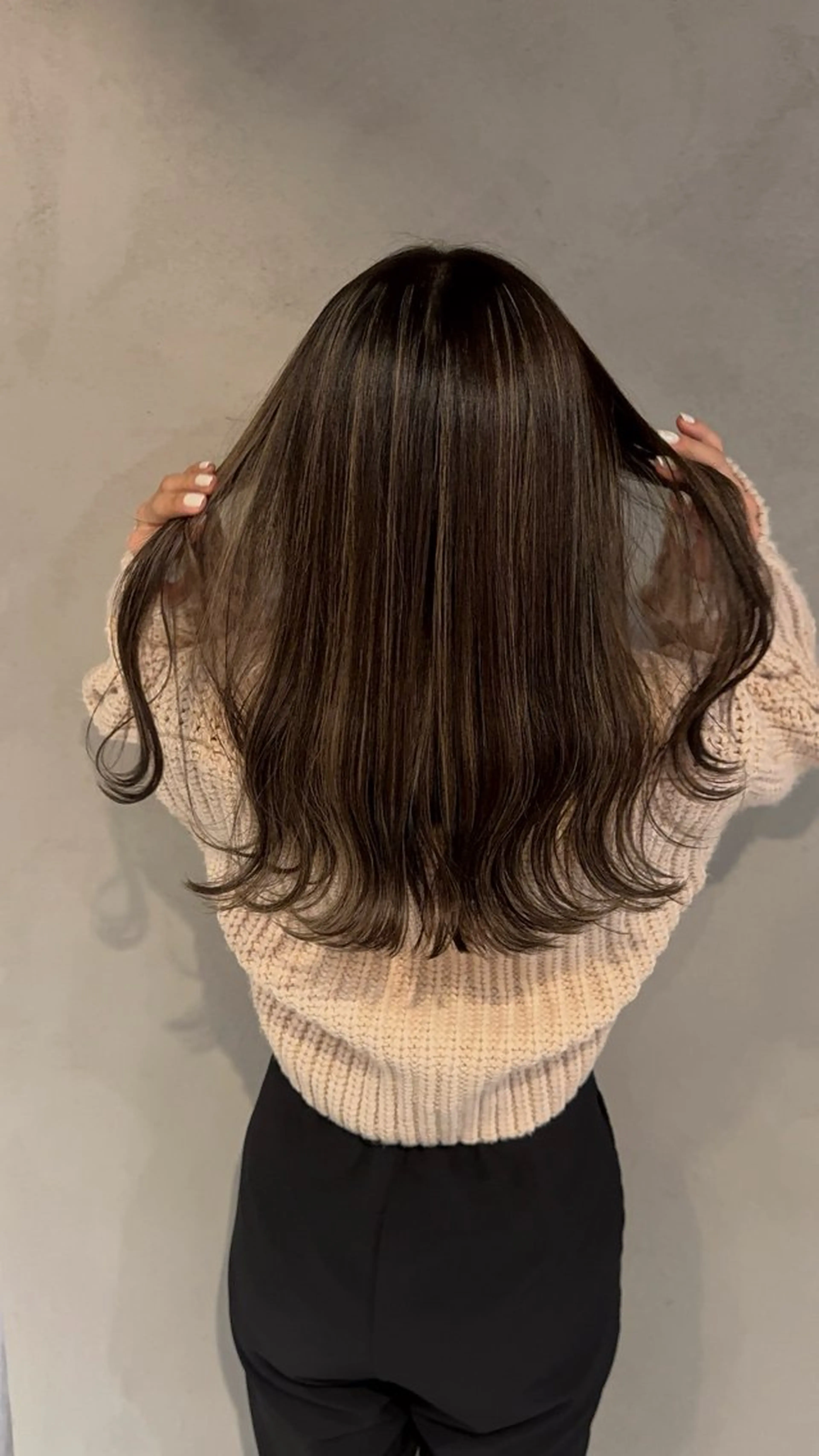 セミロング 松本 夢叶のヘアスタイル