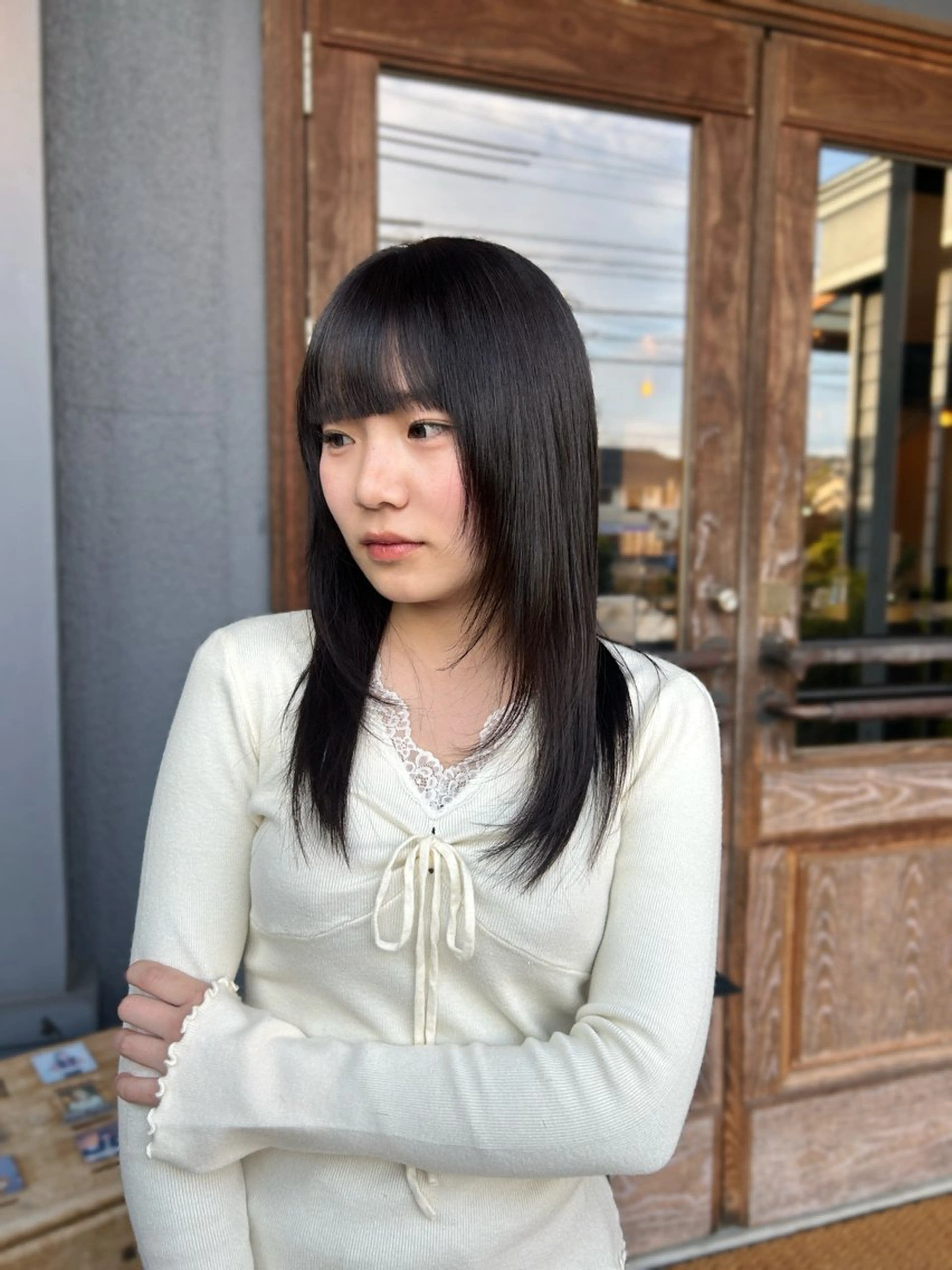 ロング ヘアカラー hair lapis上地所属・ラベンダーカラー/ 岡崎/たさき　みゆうのヘアスタイル