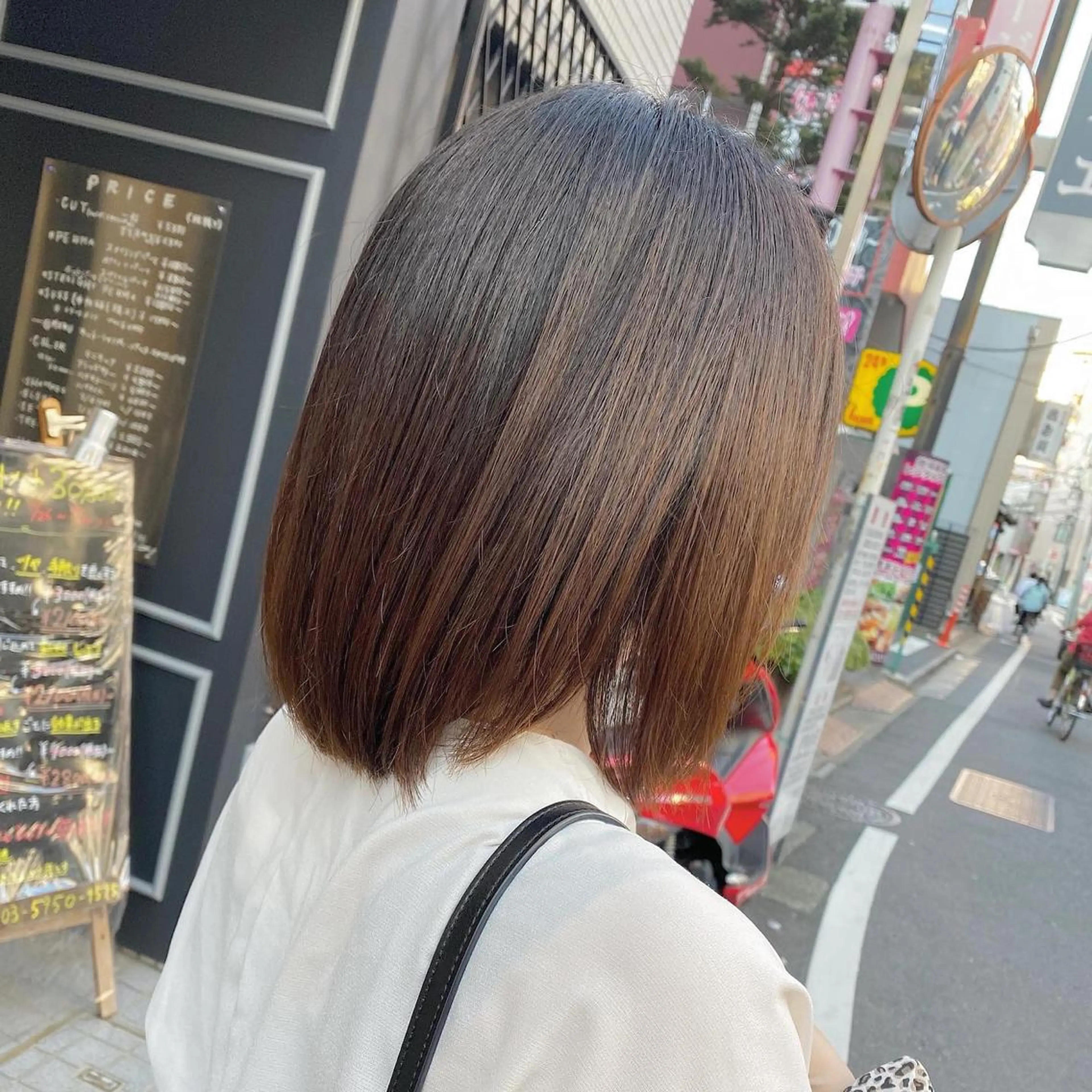 ミディアム ボブ 髪質改善 SALOWIN 池袋Suite店所属・髪質改善特化 安東駿介のヘアスタイル