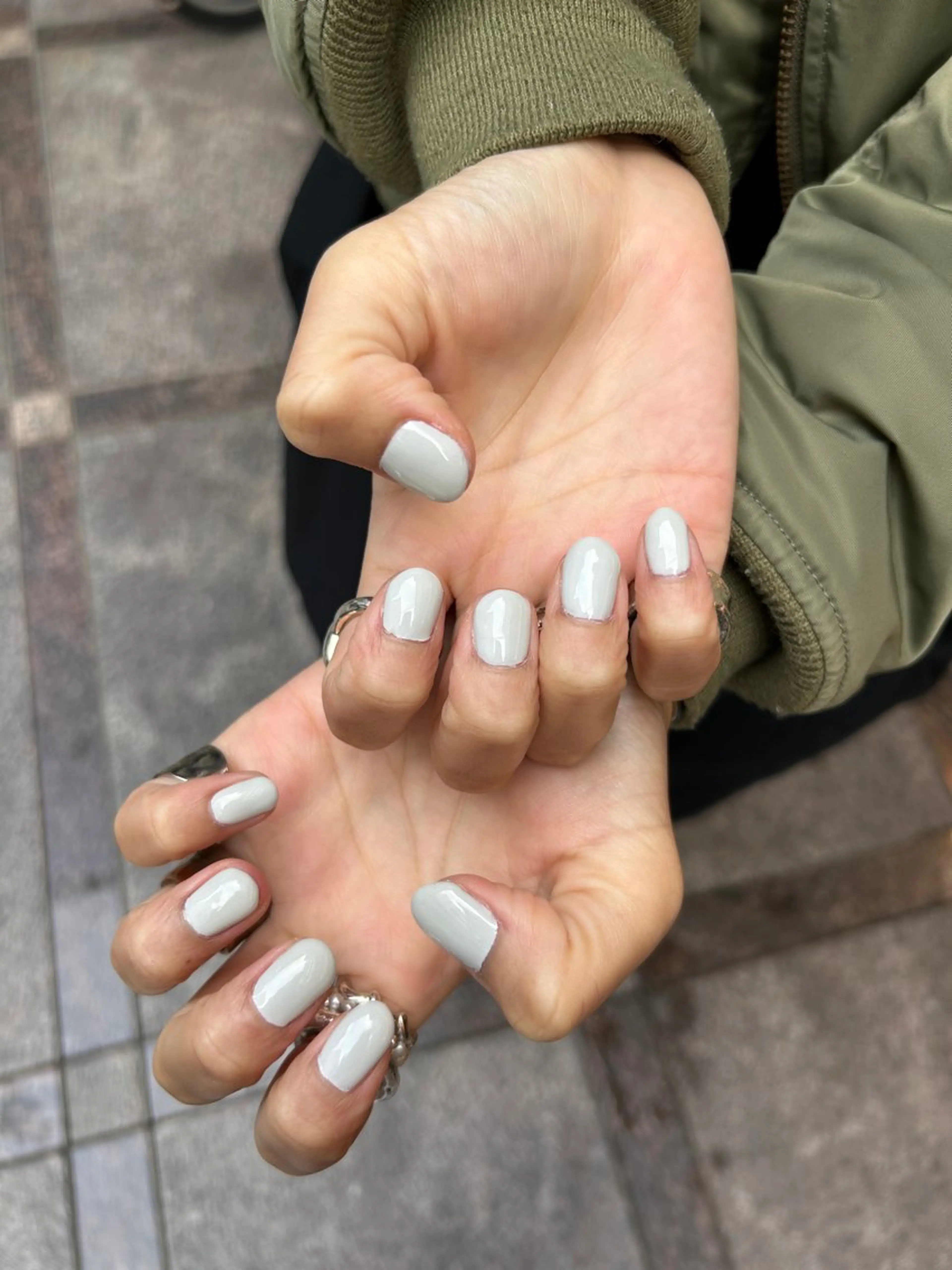 ネイル ワンカラーネイル 若松 英利華のネイルデザイン