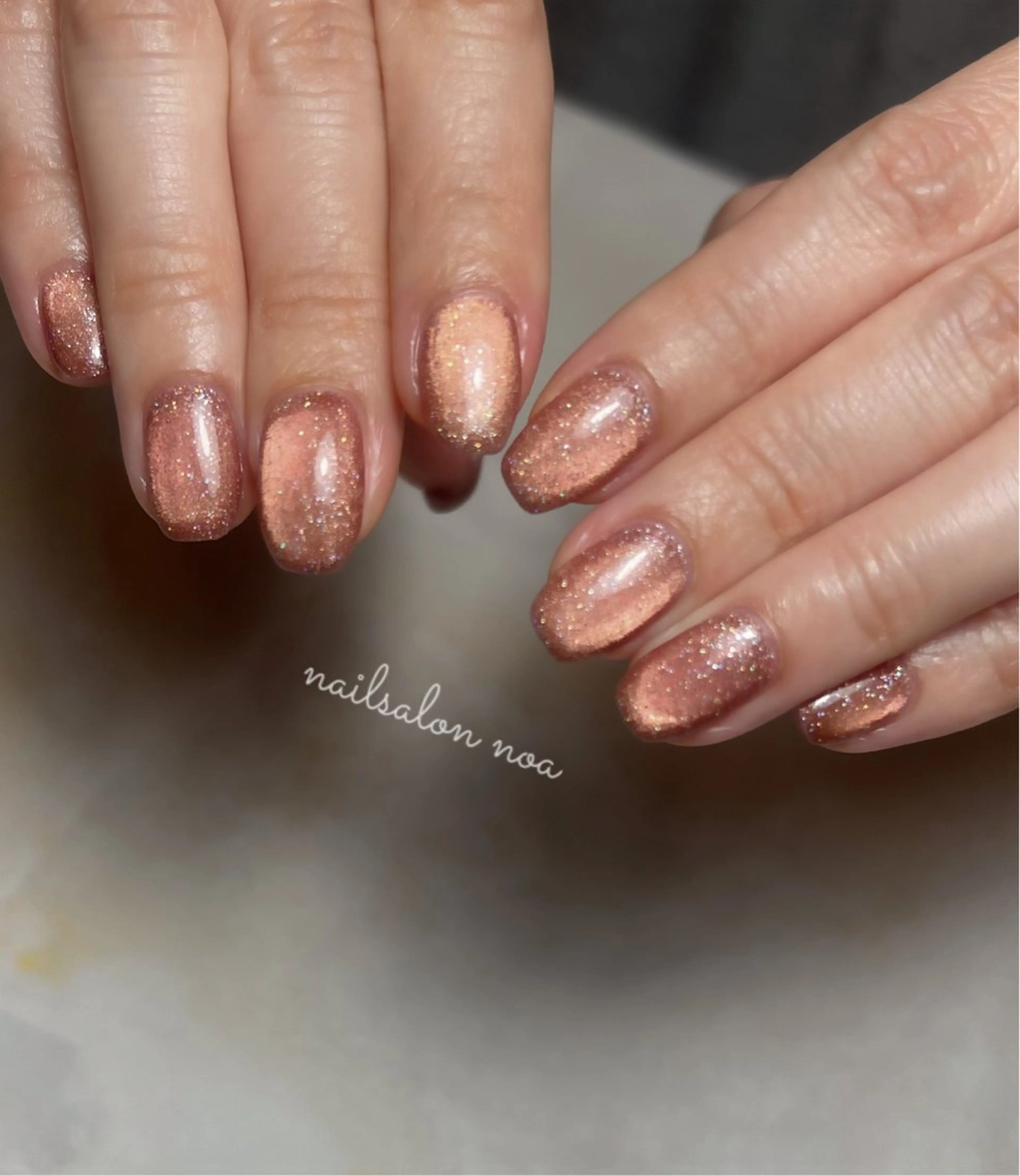 ネイル フラッシュネイル フラッシュマグ ジェルネイル マグネットネイル ニュアンスネイル ハンドネイル noa nail所属・nailist sakiのネイルデザイン