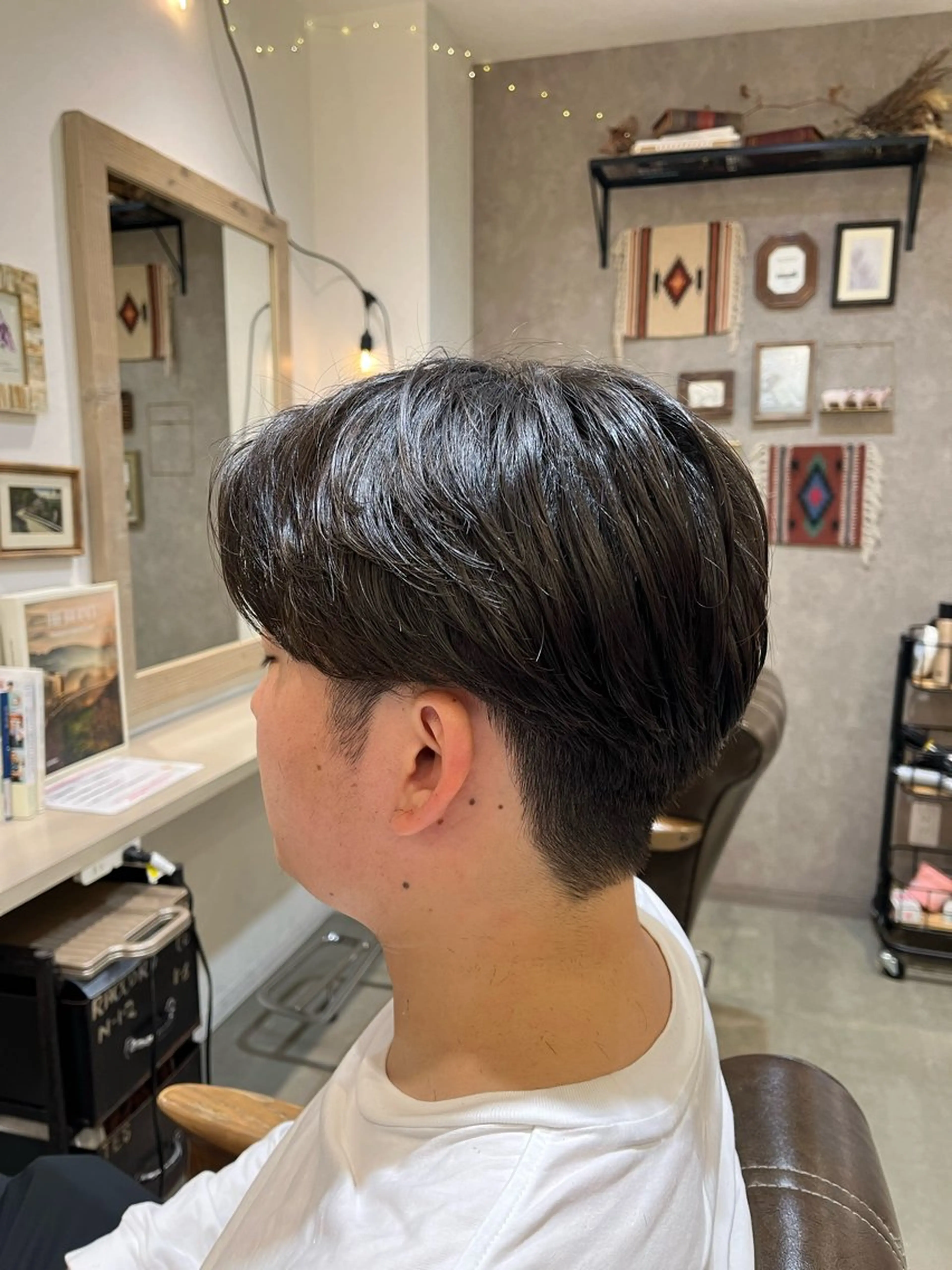 ショート メンズ カット Lamp所属・🌀メンズパーマ🌀 🐏丸山祐宇🐏のヘアスタイル