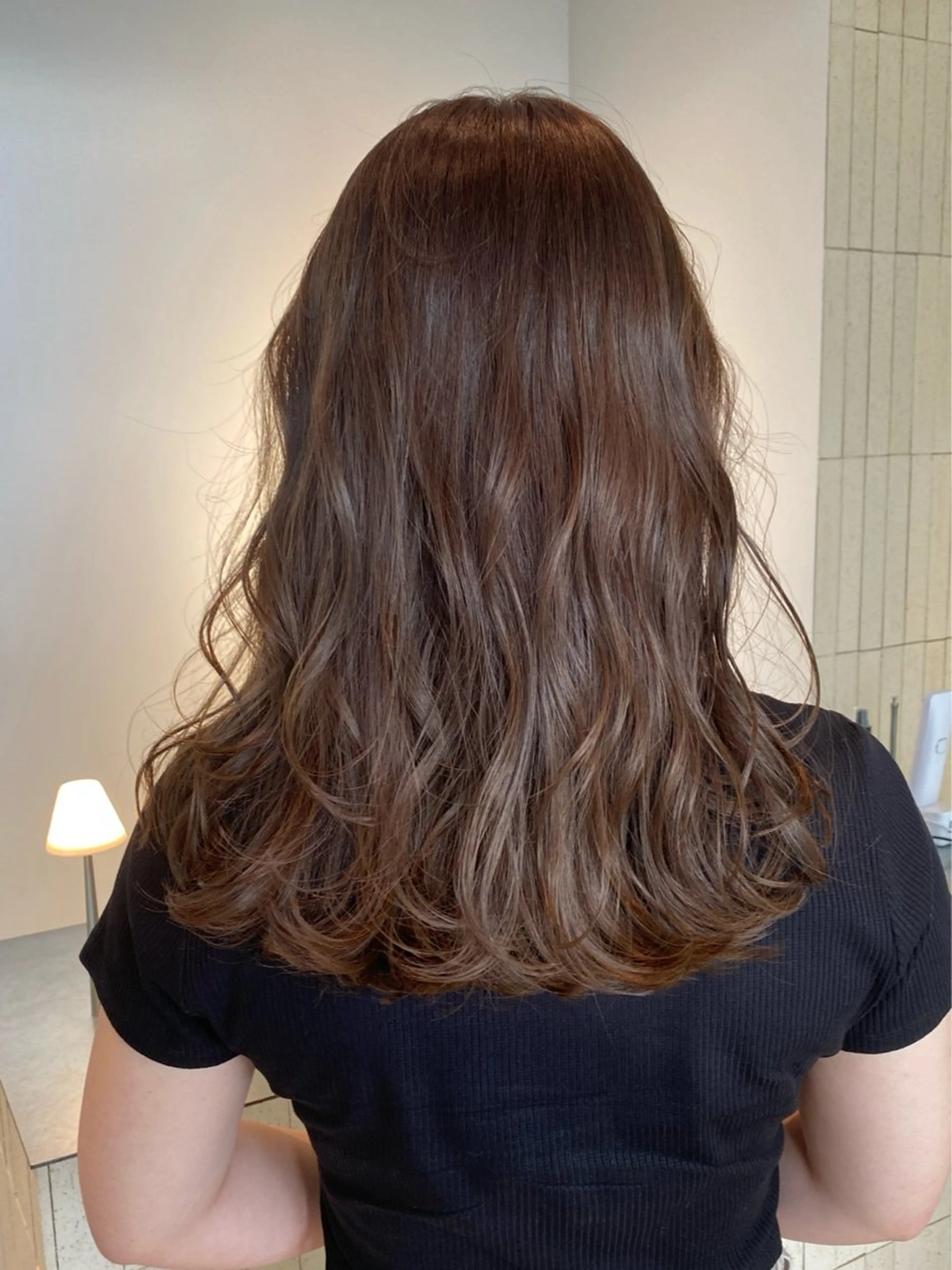 ロング カット ヘアカラー トリートメント 村田 りょうやのヘアスタイル