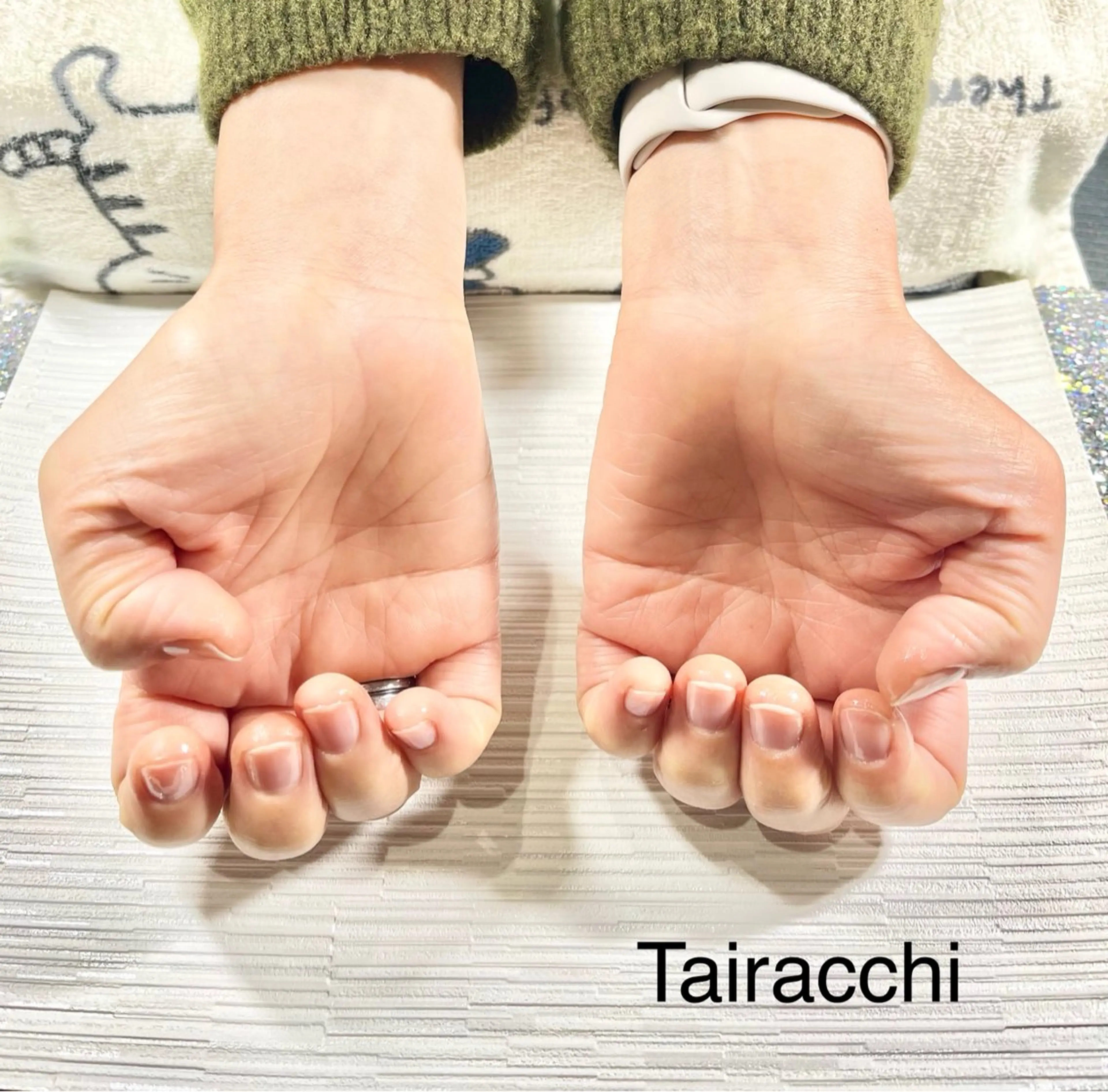 ネイル ラメ(グリッター) ハンドケア Tairacchi タイラッチのエステ・リラクイメージ