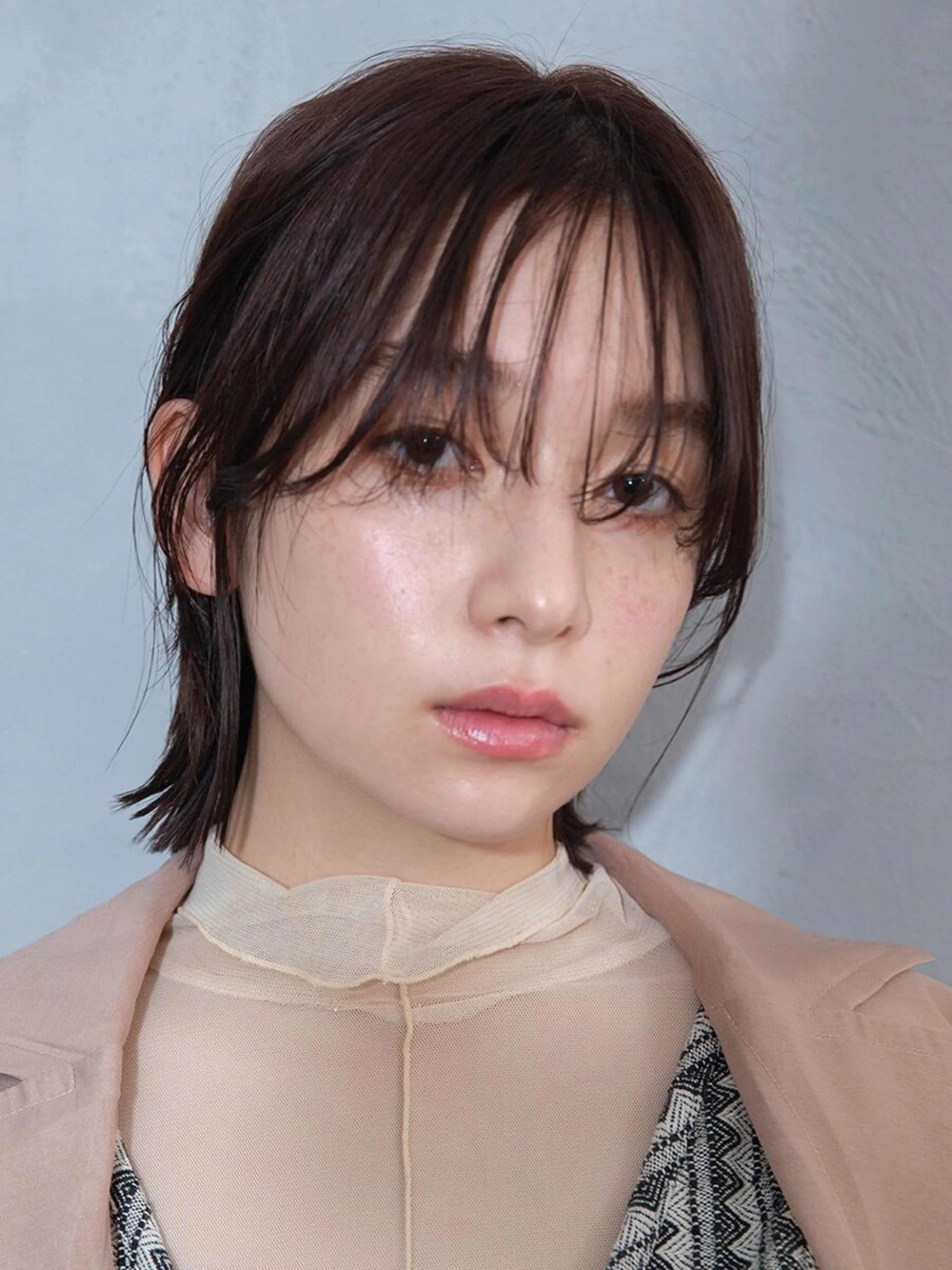 ショート カラー 丸みショート ボブ ショートヘア 小顔カット 縮毛矯正 越谷の 髪質改善師✨のヘアスタイル