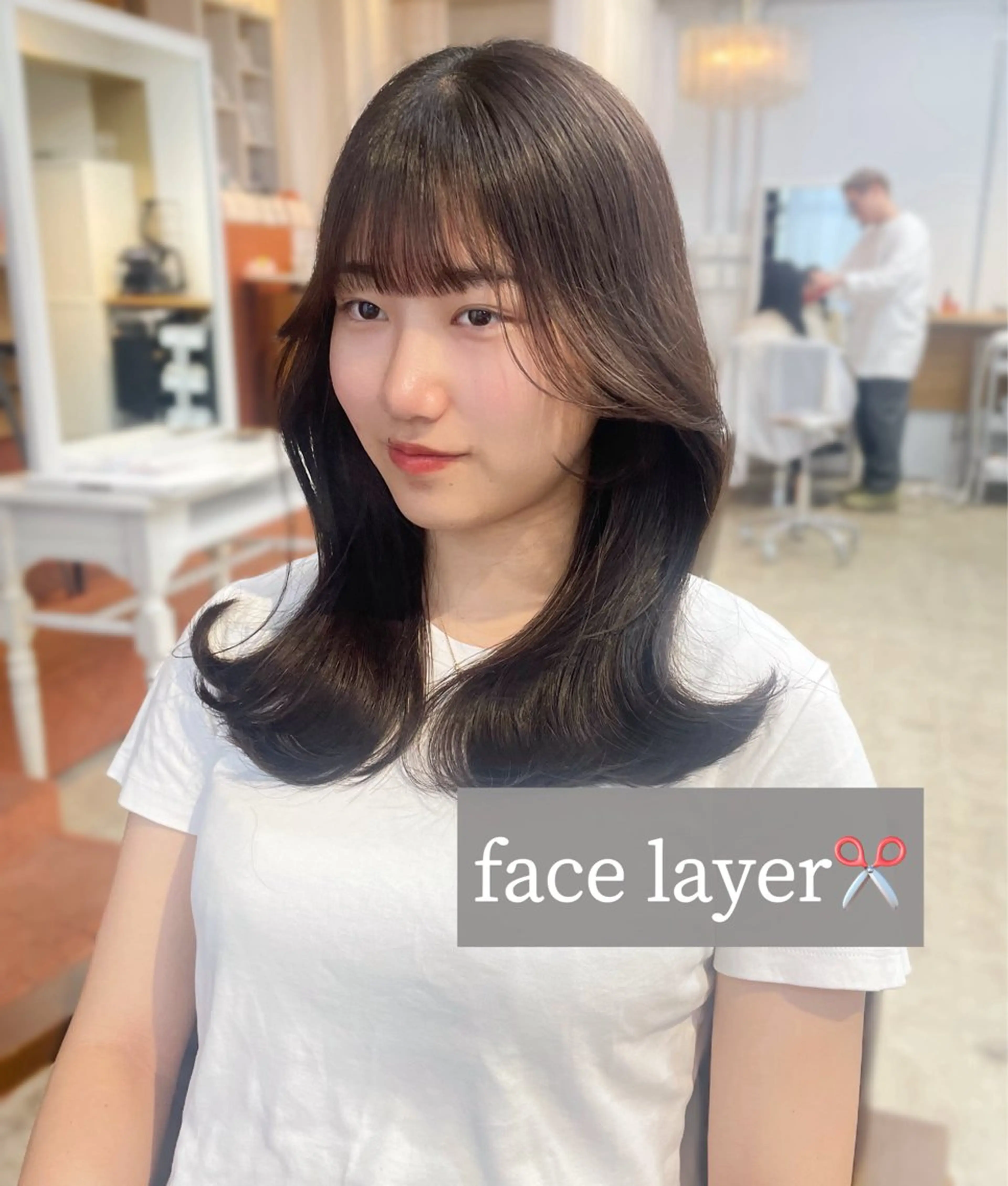 ミディアム カット トリートメント ショート/レイヤー カット/ミサキ💐のヘアスタイル