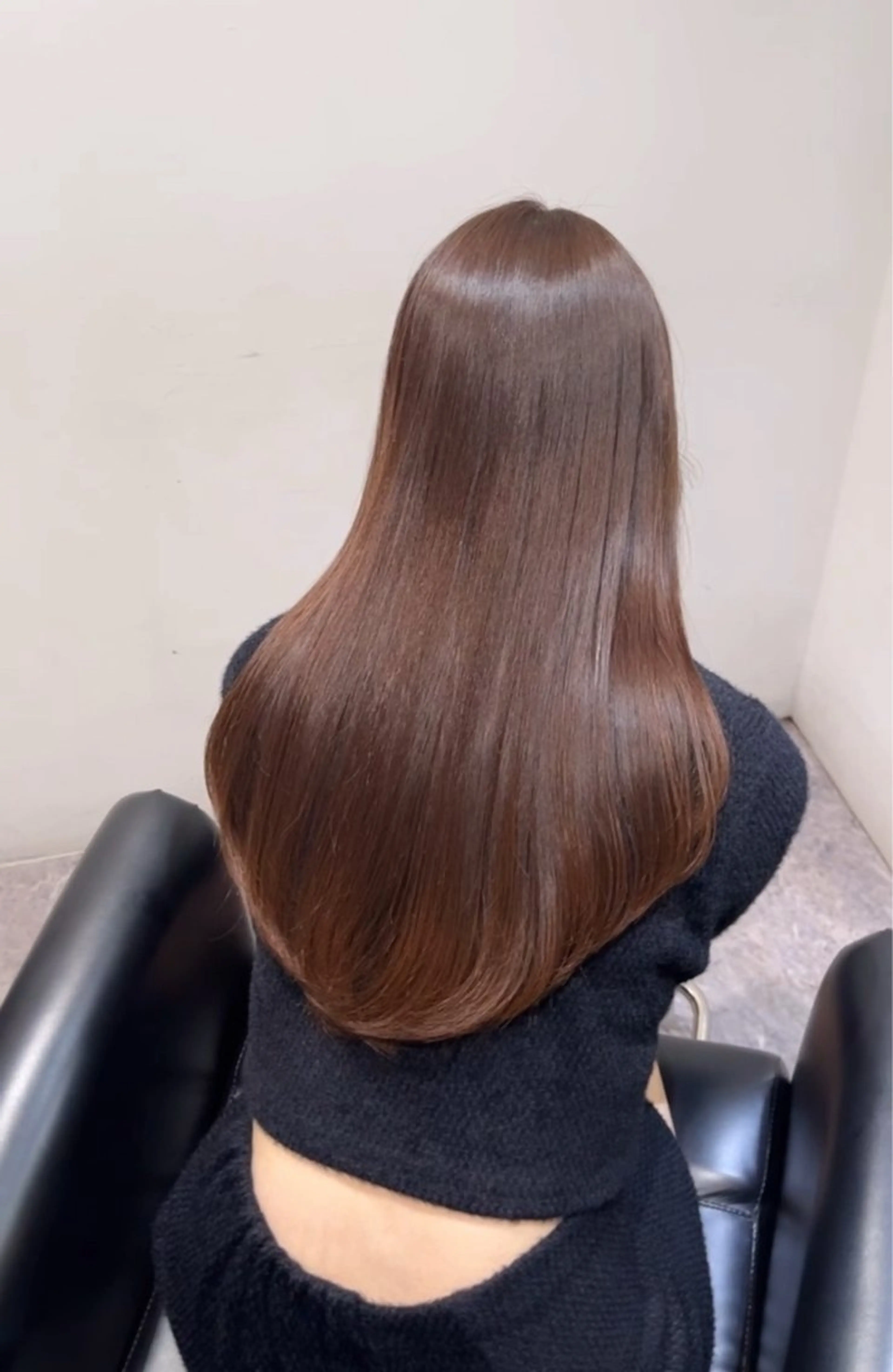 ロング 髪質改善 トリートメント 余崎 優花のヘアスタイル