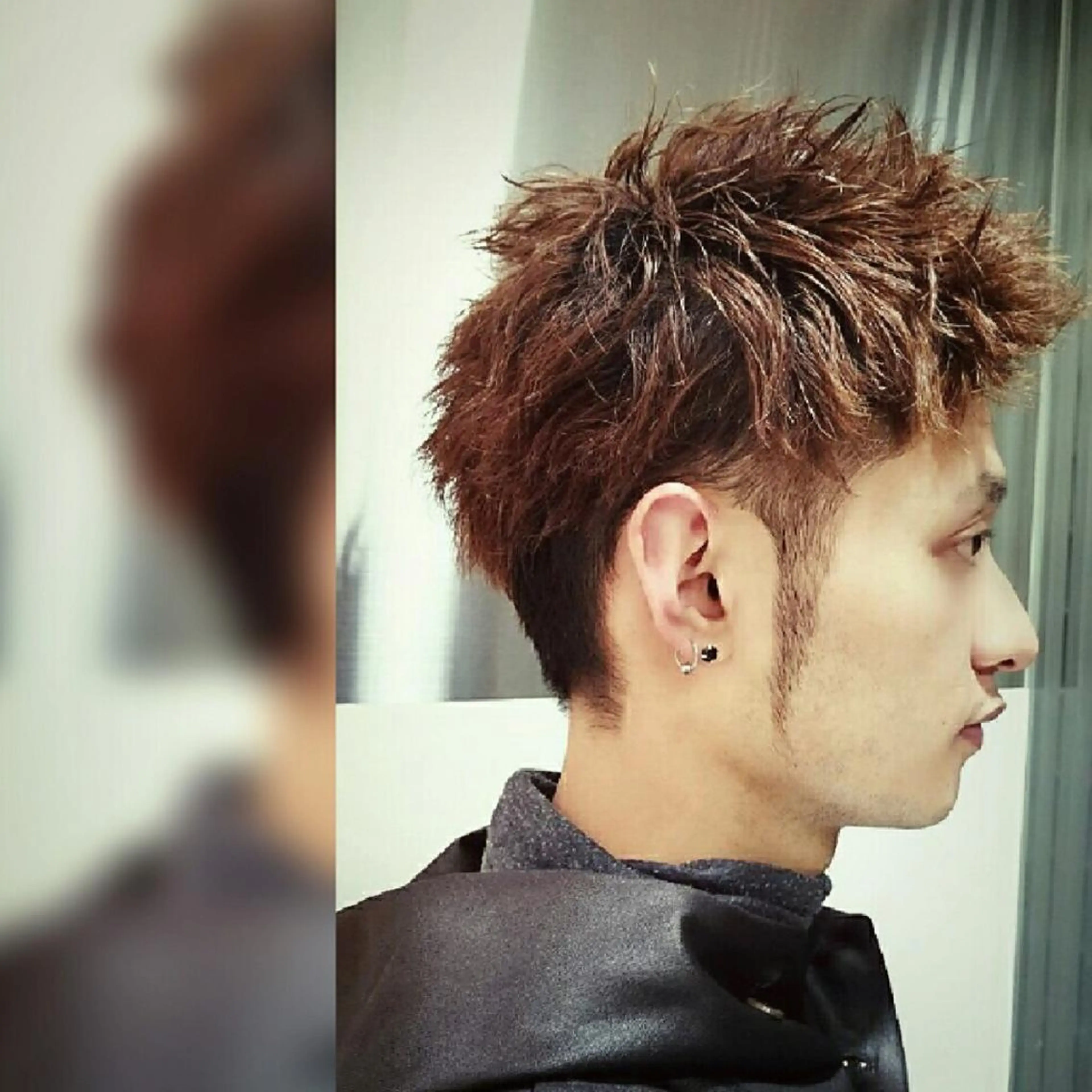メンズ パーマ ma cherie 三浦直美のヘアスタイル