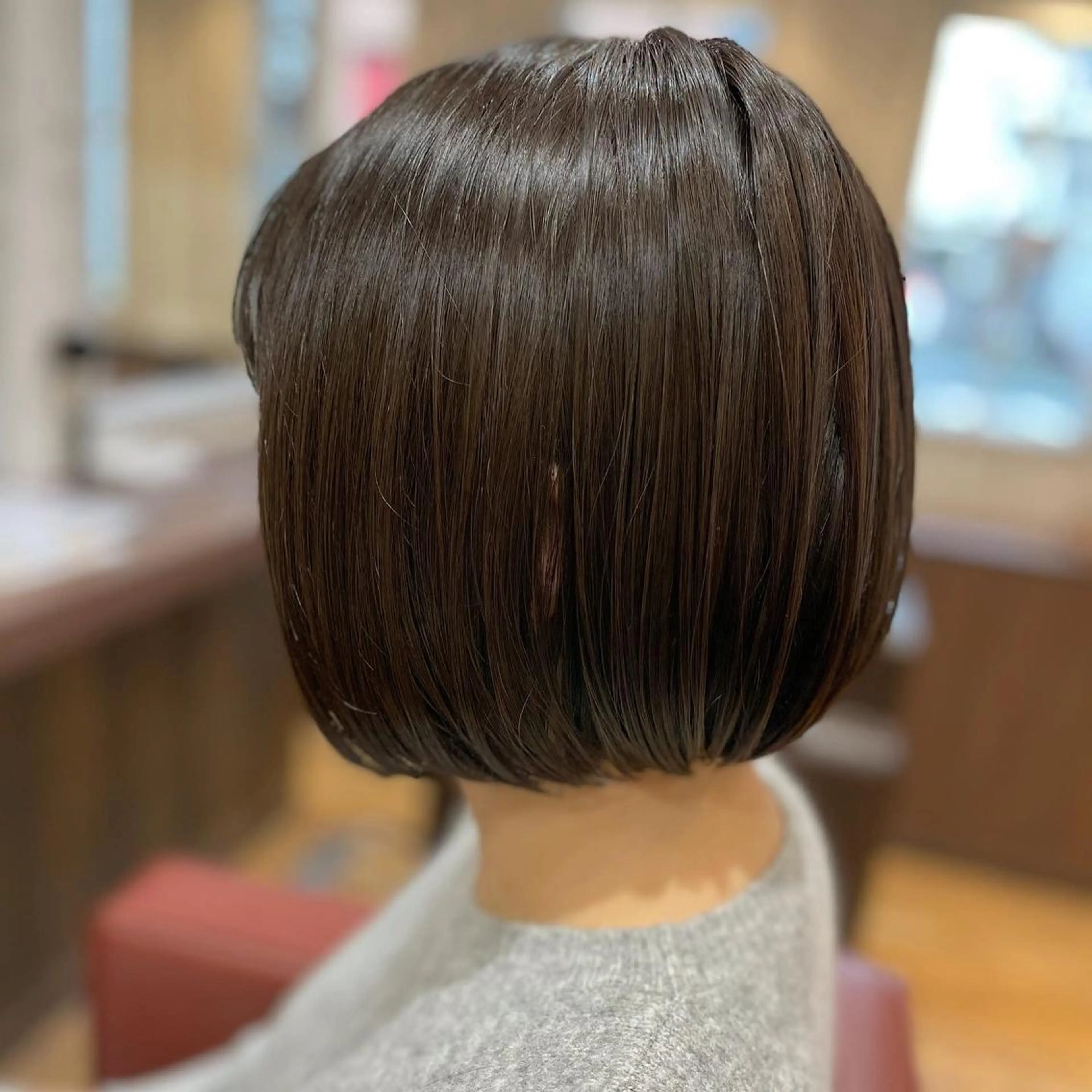🫐縮毛矯正＋カット＋［🫧毛髪診断シャンプートリートメント🫧］の写真