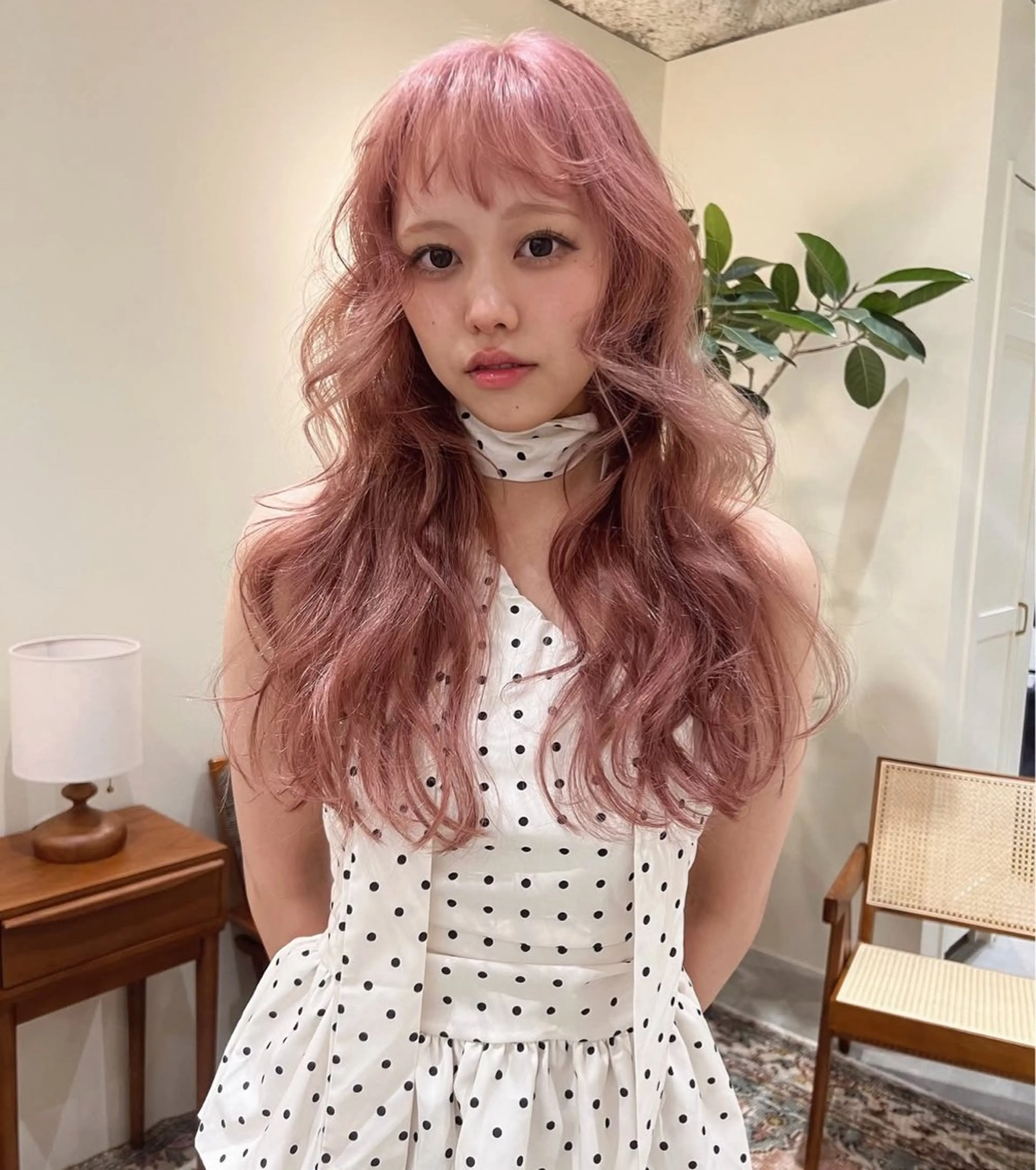 ロング カラー harpers所属・篠原 一華のヘアスタイル
