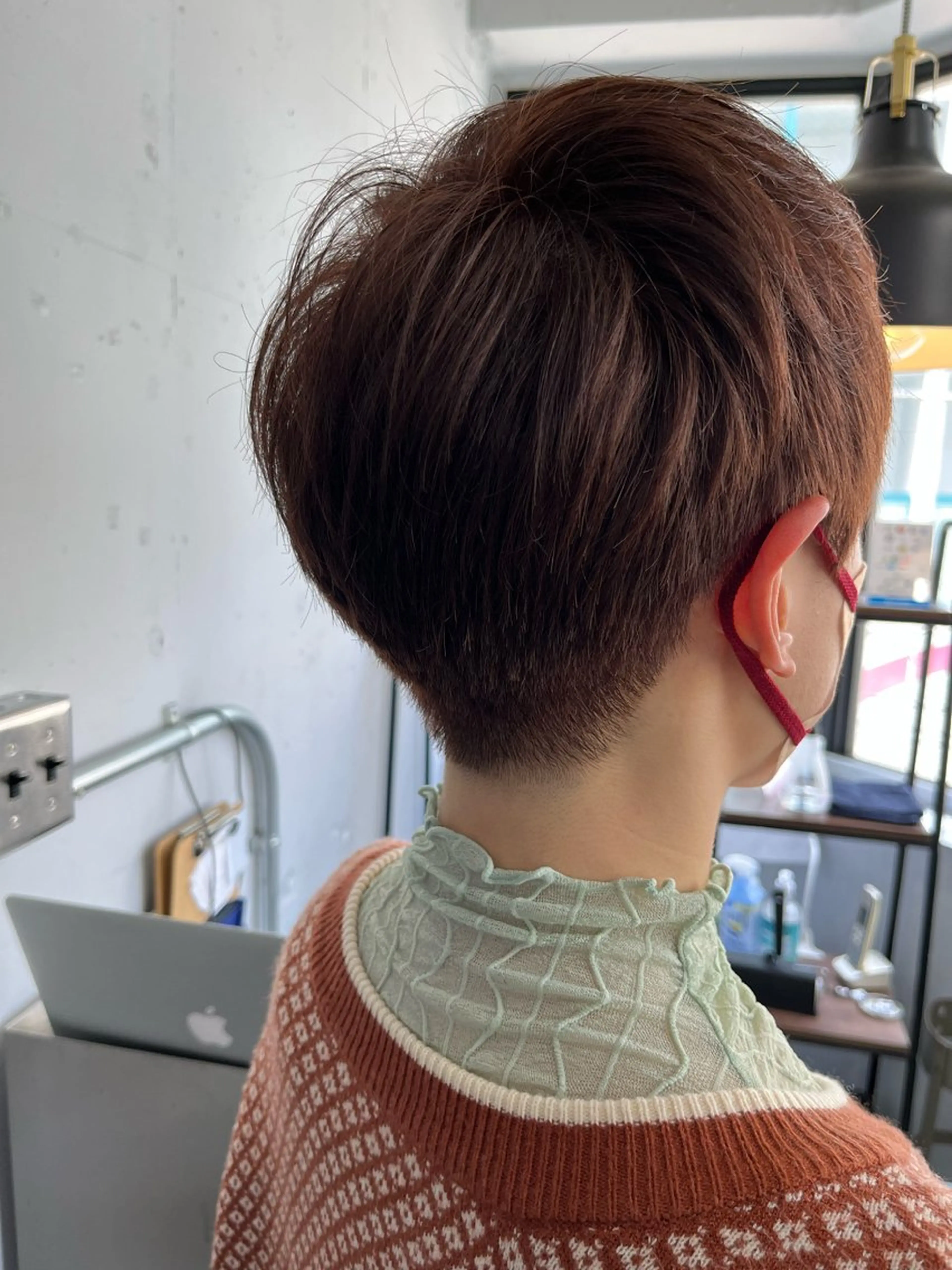 ショート カラー カット 仁木 謙太のヘアスタイル