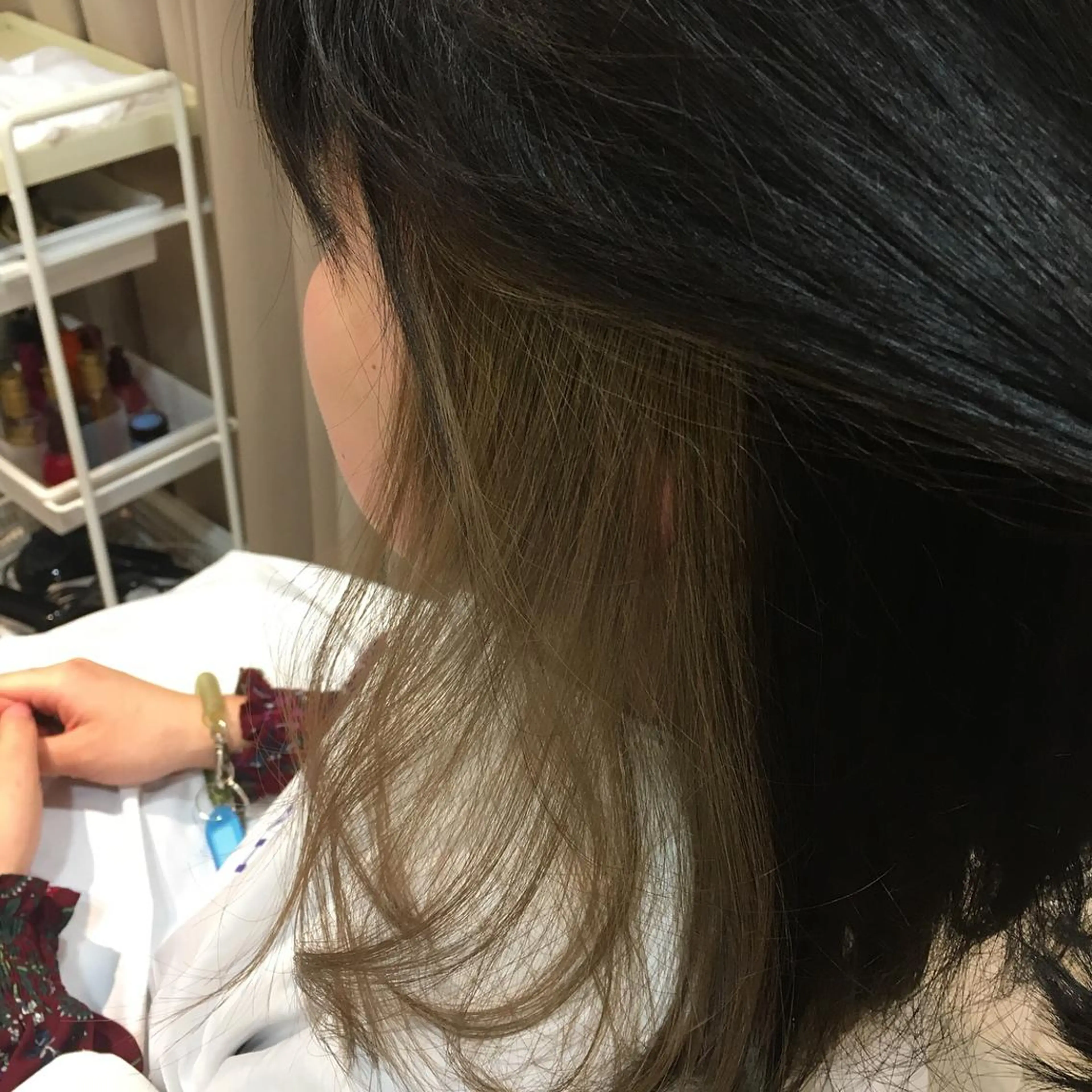 ミディアム カラー 髪質改善・ストレート ‪✂︎‬東 大珠✂︎のヘアスタイル