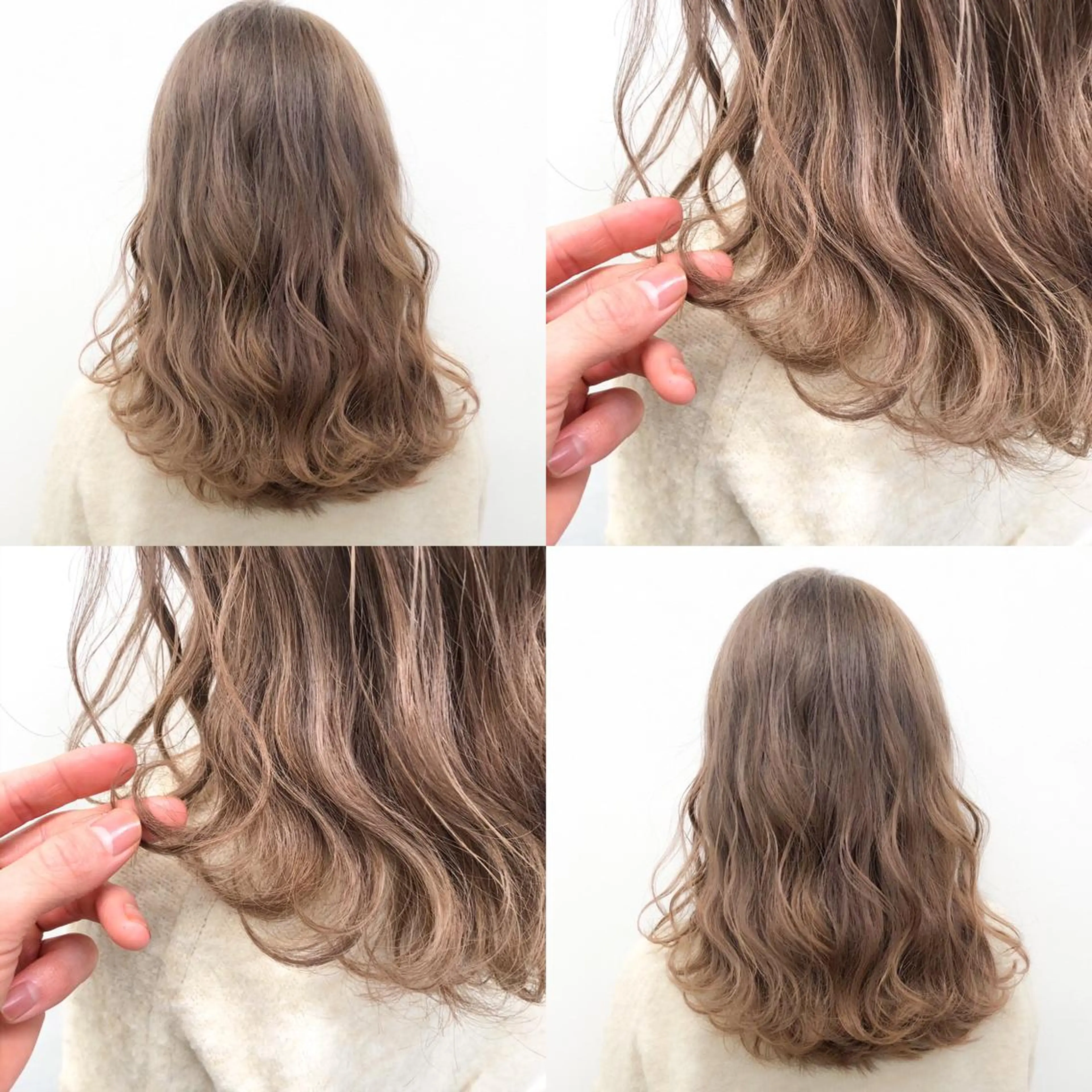 セミロング 🌈ハイトーン×暗髪 🦄TAKUMI🦄のヘアスタイル