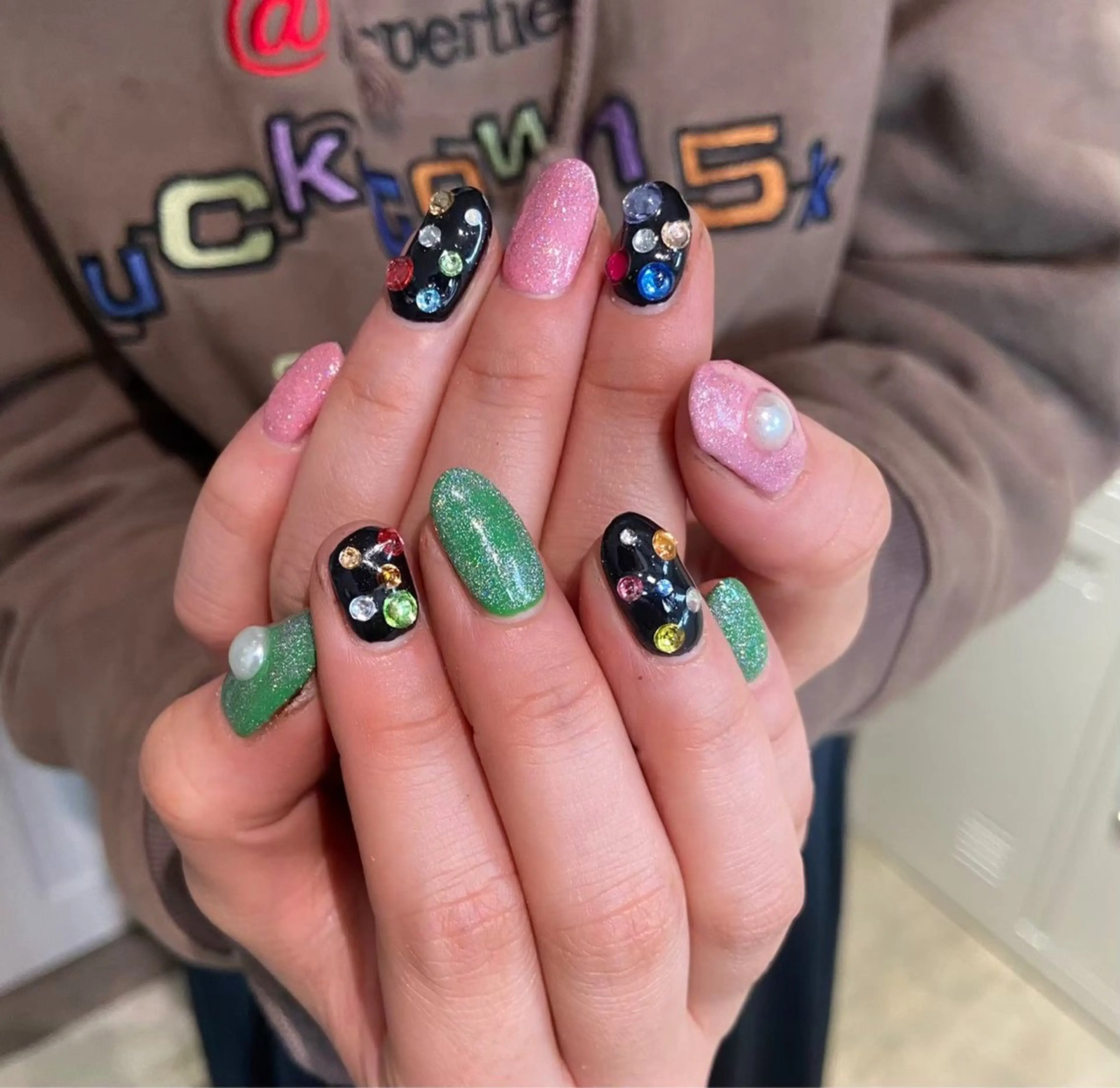 ネイル ハンドネイル 👽個性派ネイル🎀 komachiのネイルデザイン