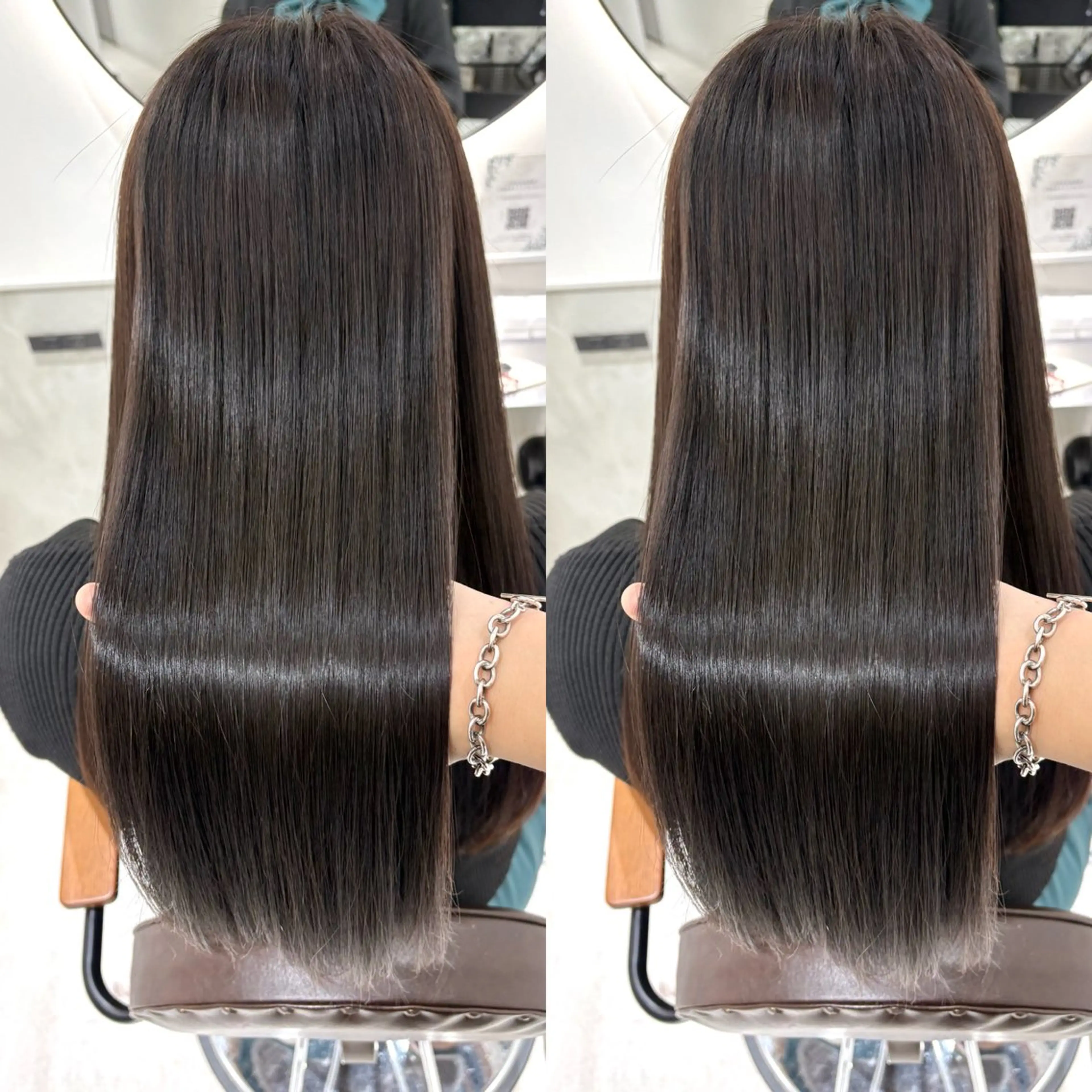 ロング カラー 髪質改善 縮毛矯正 トリートメント カット ヘアカラー 縮毛矯正 トリートメント 髪質改善・縮毛矯正 人気No.1💍本木のヘアスタイル