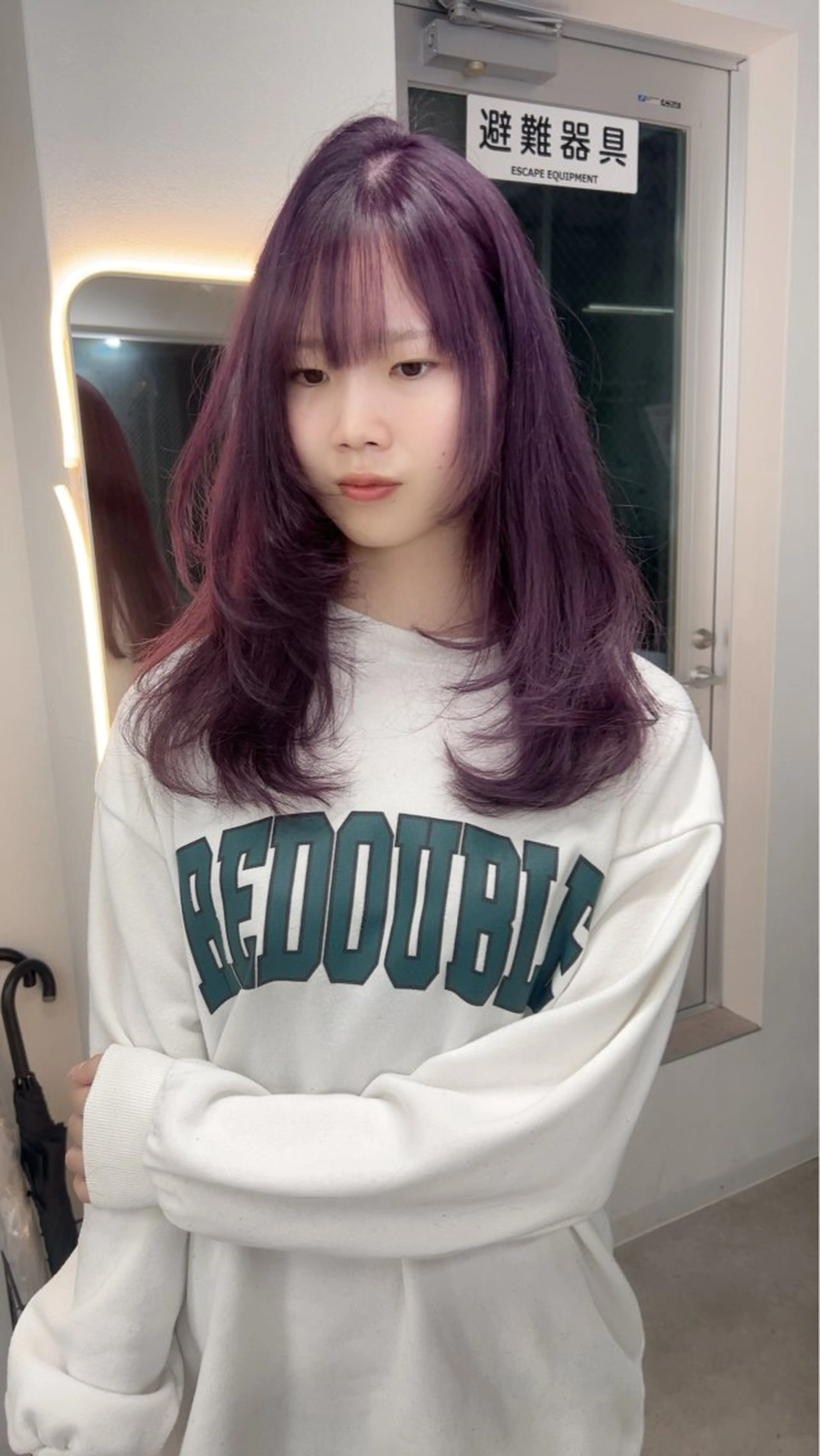 カラー ヘアカラー GiseL さあや博多ハイトーンのヘアスタイル