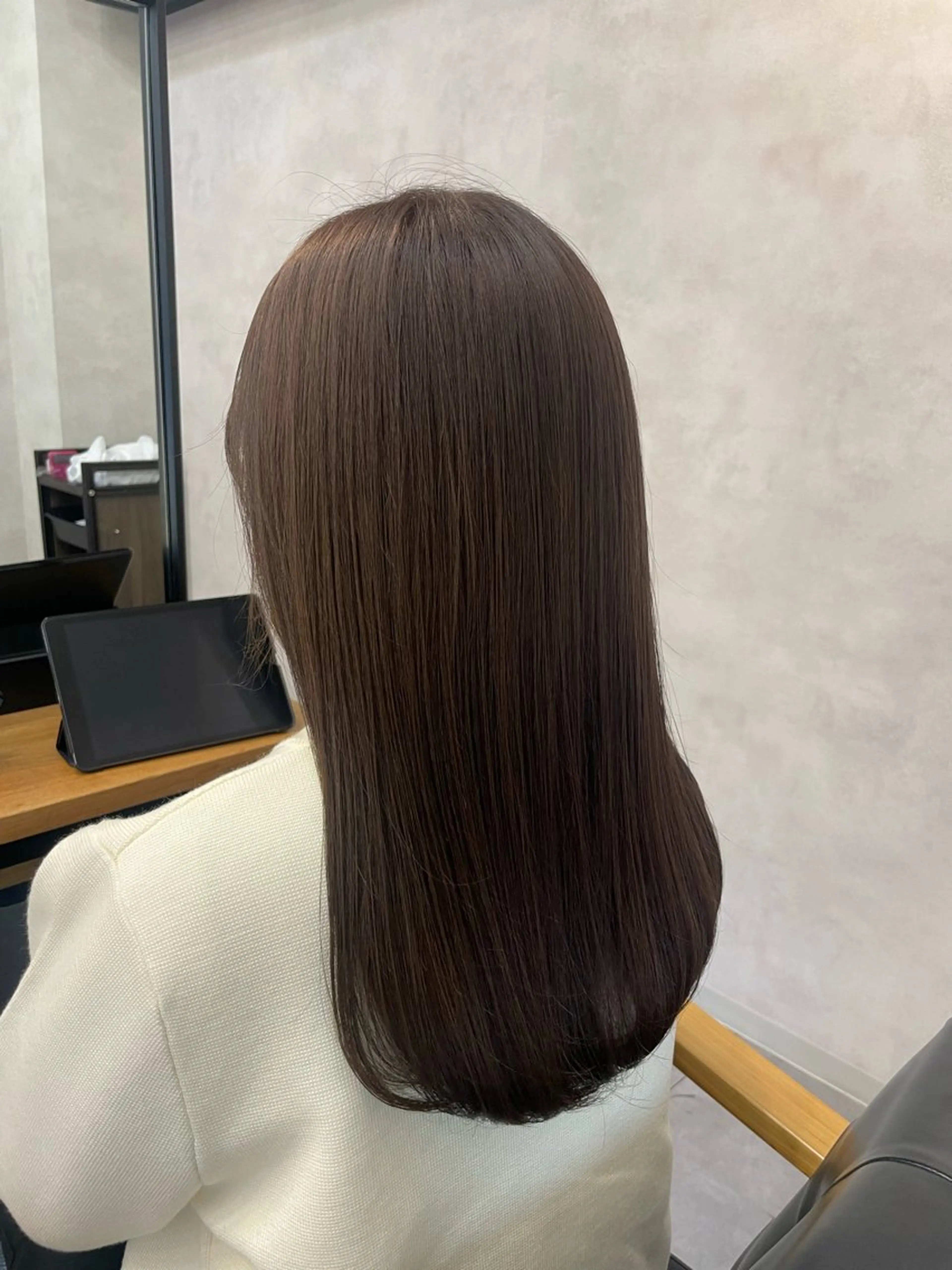 ロング カラー カット ヘアカラー トリートメント 今村 南穂のヘアスタイル