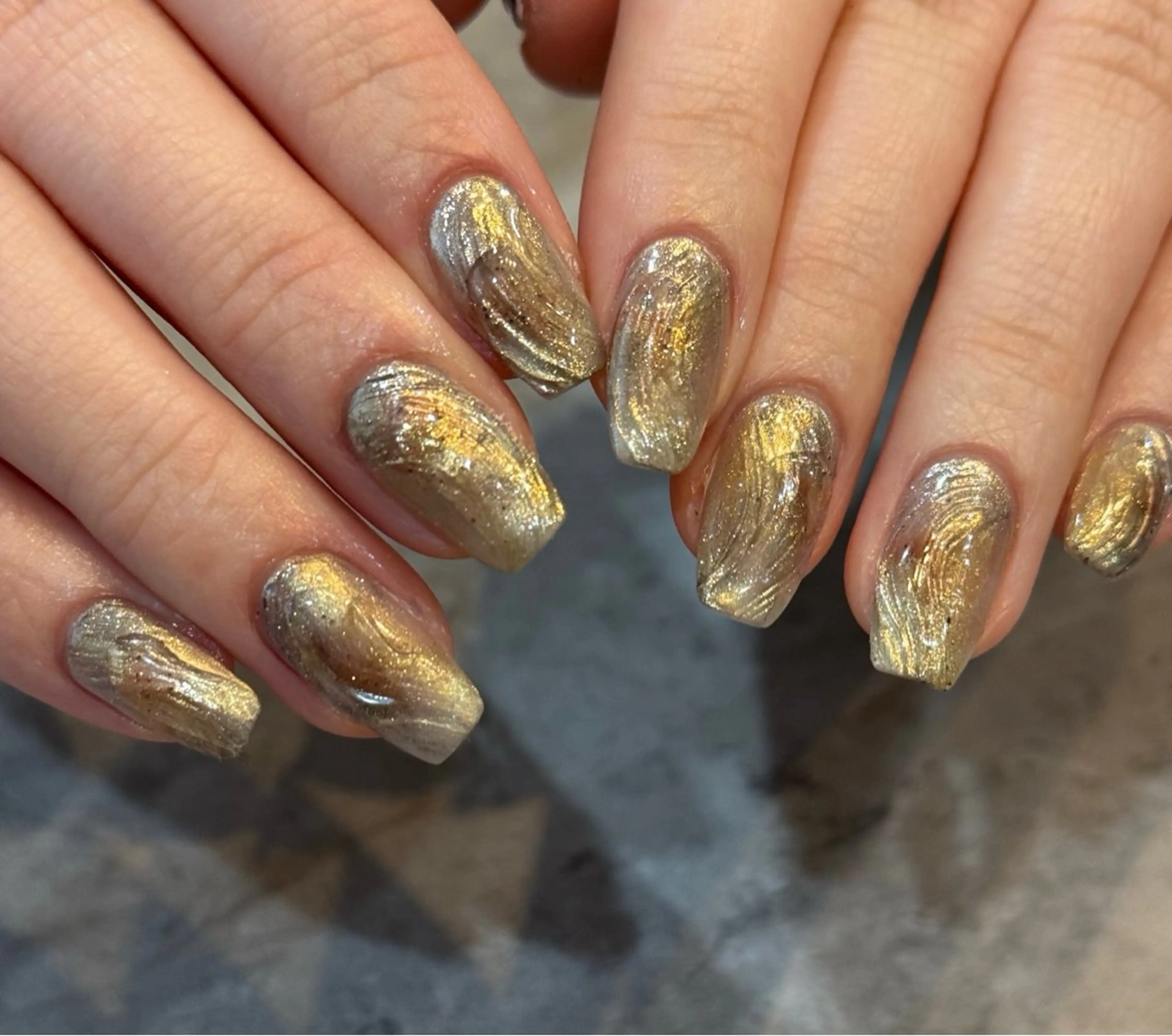 ネイル ニュアンスネイル ハンドネイル Blé nailのネイルデザイン
