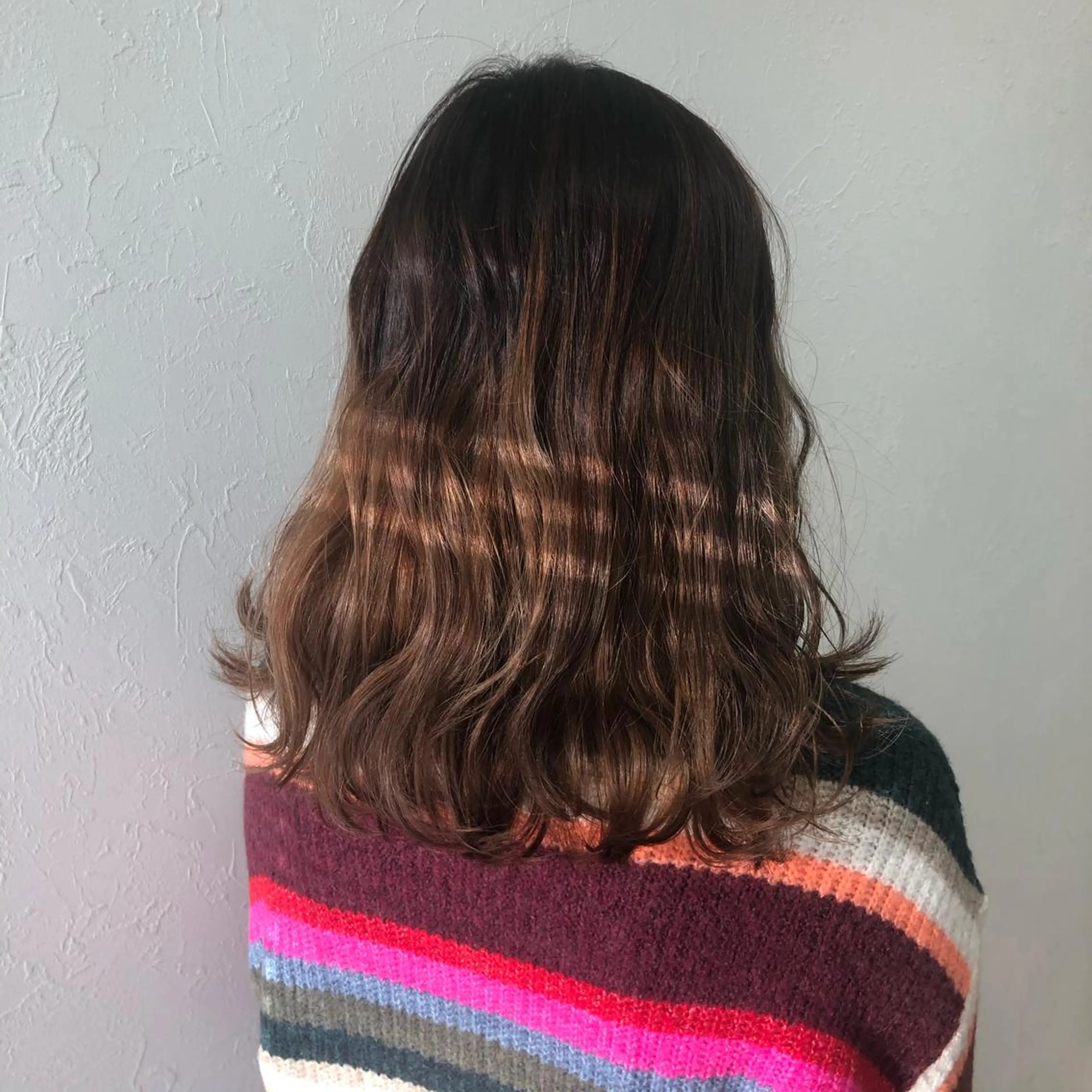 セミロング カラー nex the salon coall所属・【美髪矯正特化】 ズケヤマのヘアスタイル