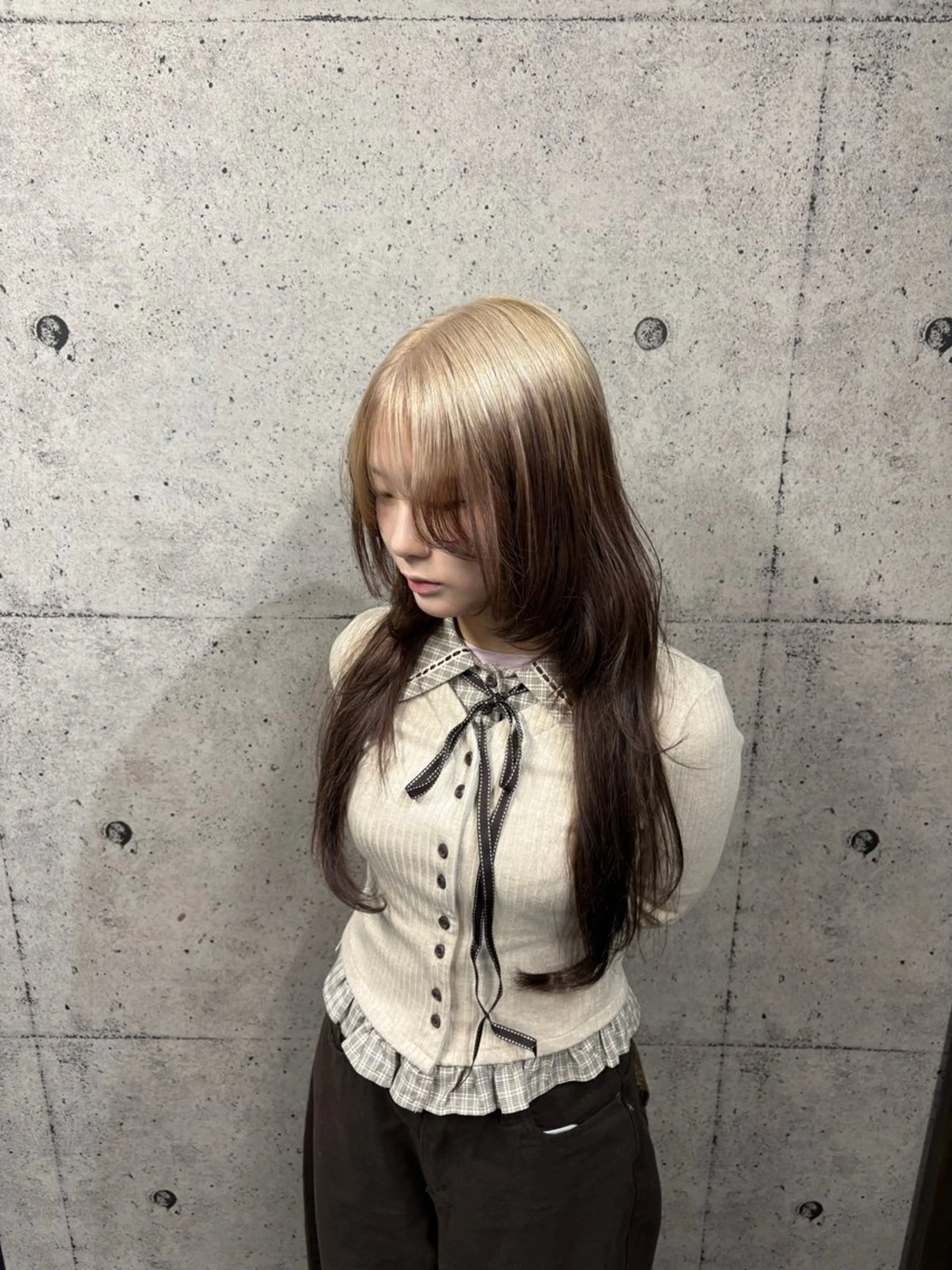 ロング カラー ヘアカラー ハイトーン/ブリーチ /hikaruのヘアスタイル