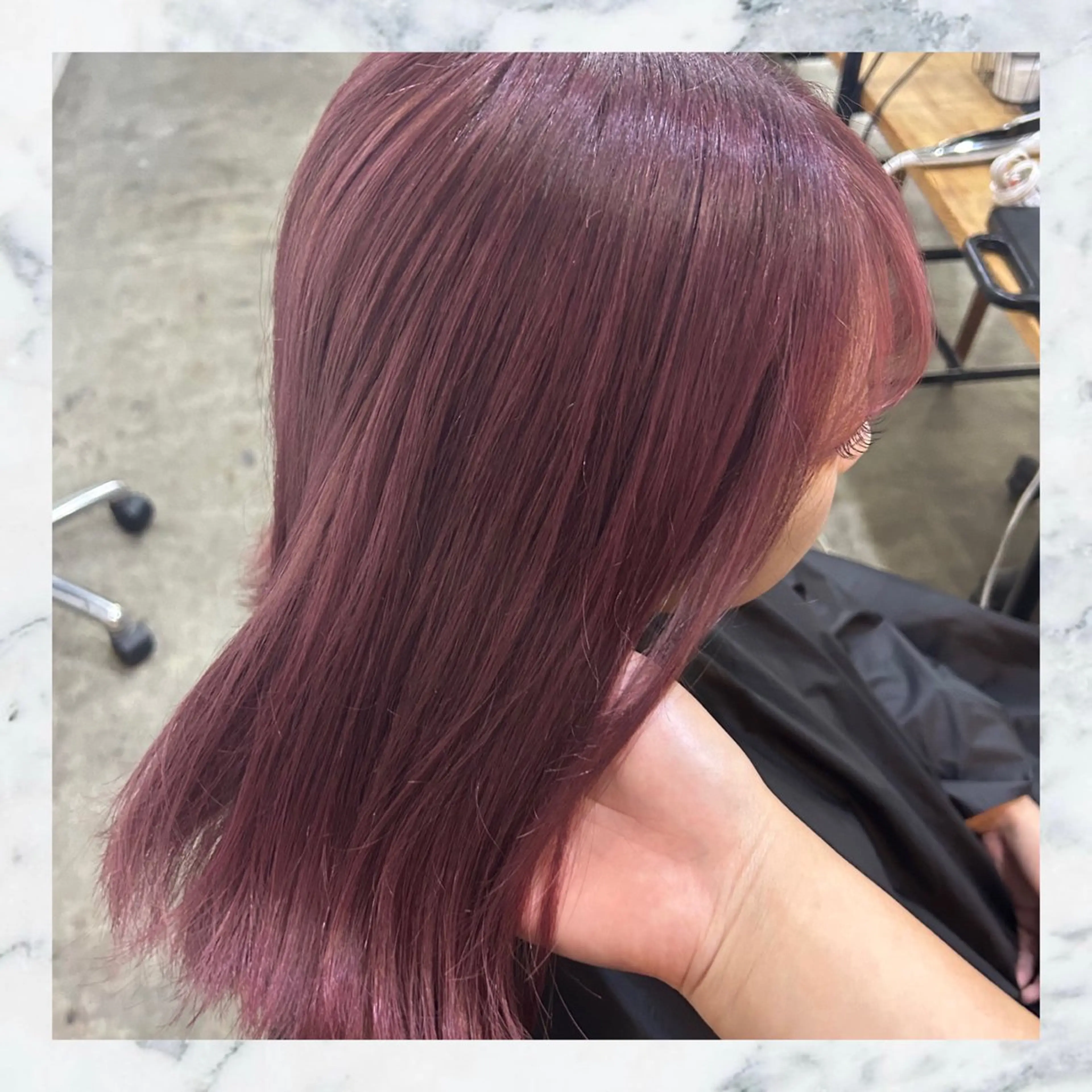 ミディアム 髪質改善 ヘアカラー SOYON所属・艶髪✖️ハイトーン 🫧YURIA🫧のヘアスタイル