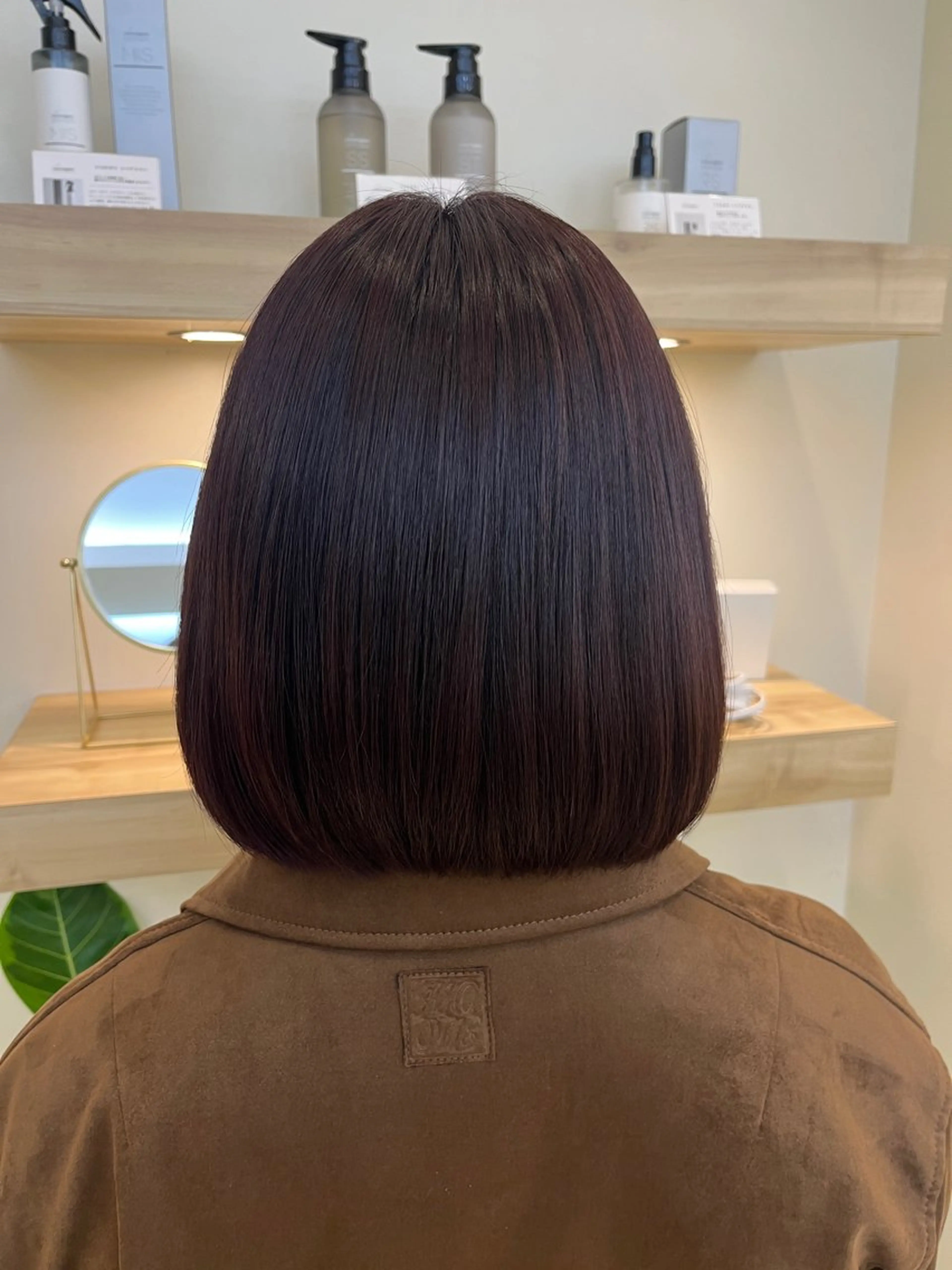 ショート カラー ヘアカラー 暖色カラー🍒スパ/ canna‎🤍のヘアスタイル