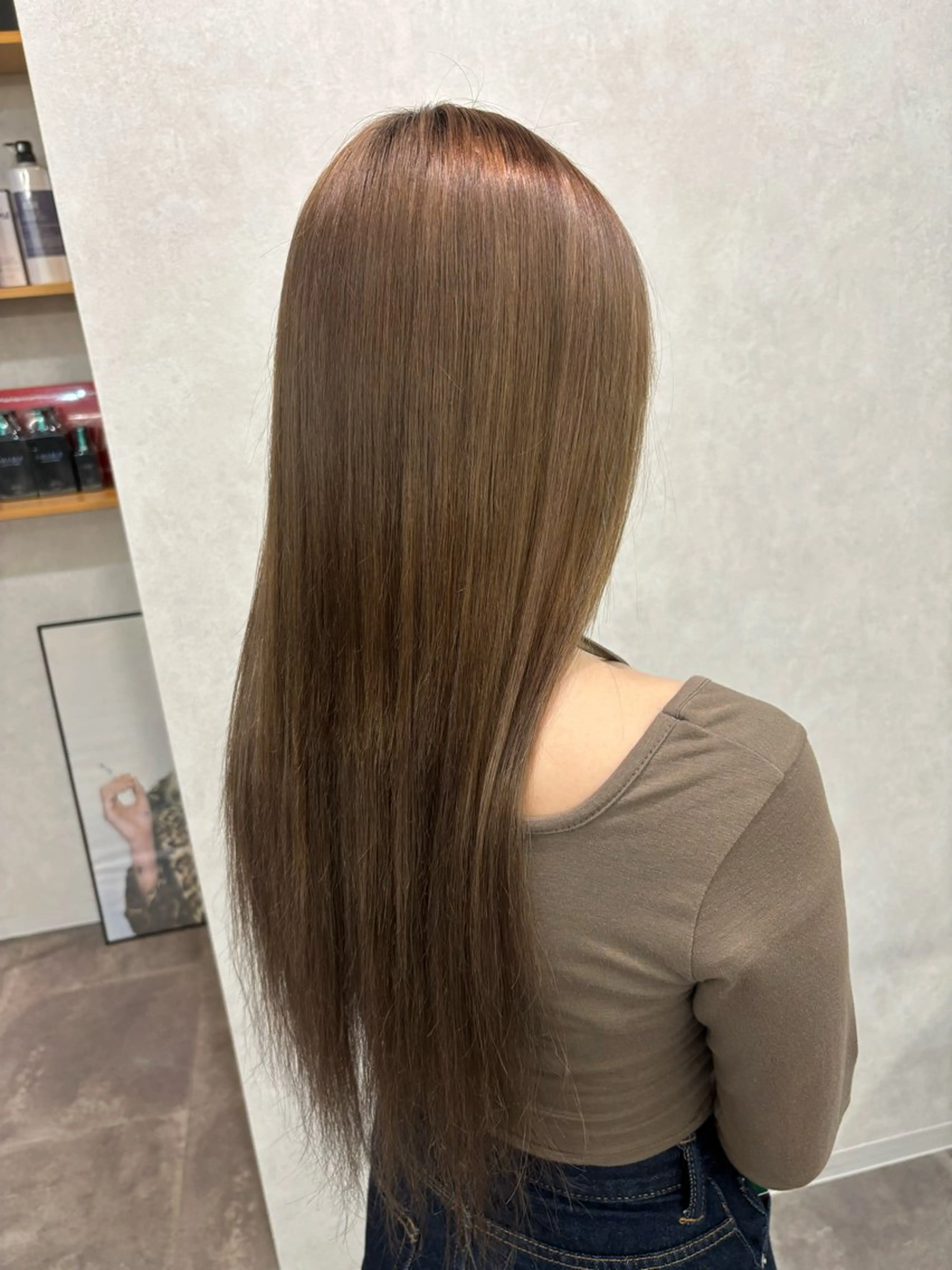ロング エクステ ヘアカラー トリートメント エクステ/心斎橋/ ハイトーン/ミサキのヘアスタイル