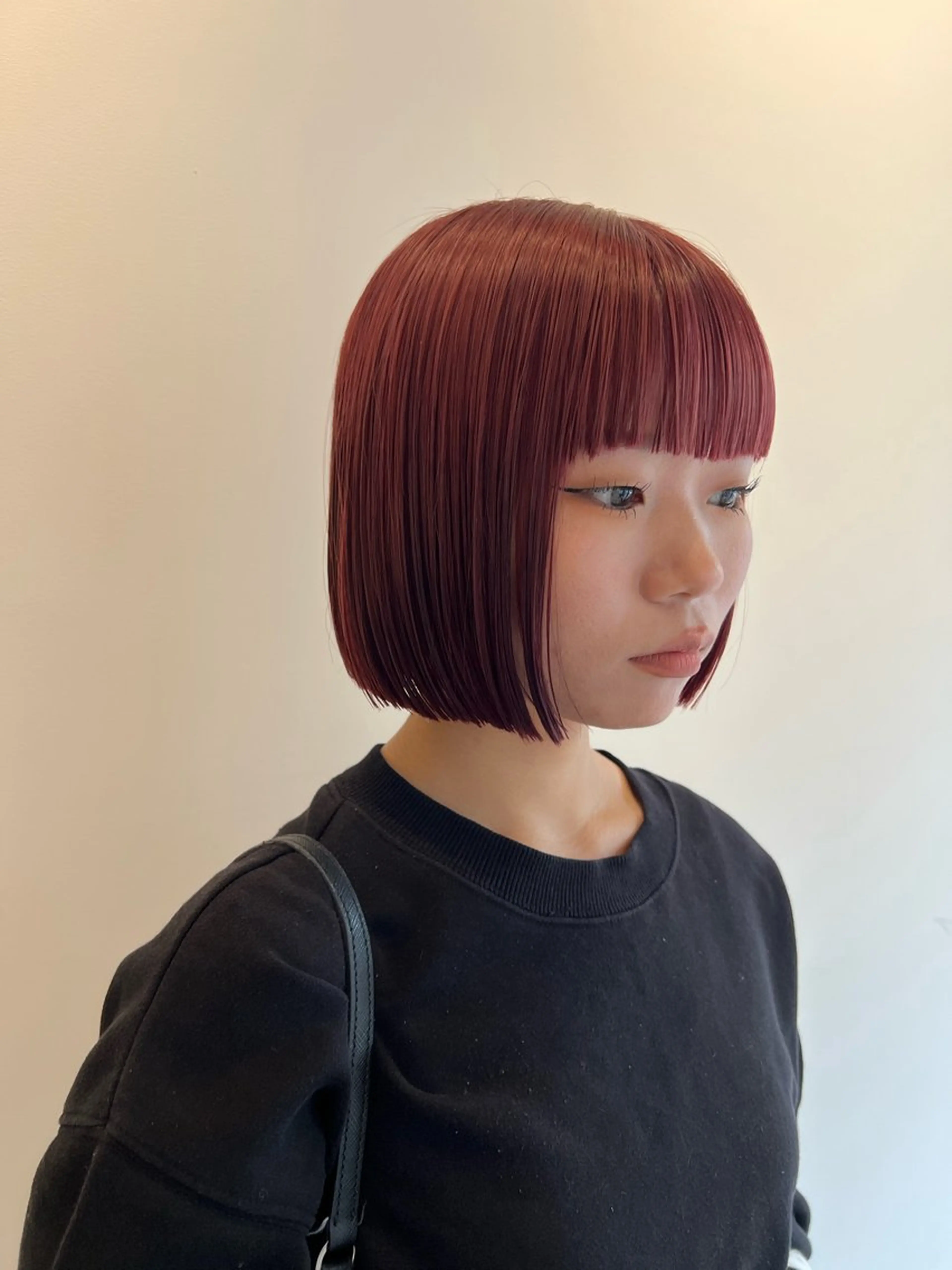 ショート カラー 色落ち可愛い艶ハイト ーン🧊AZUKIのヘアスタイル