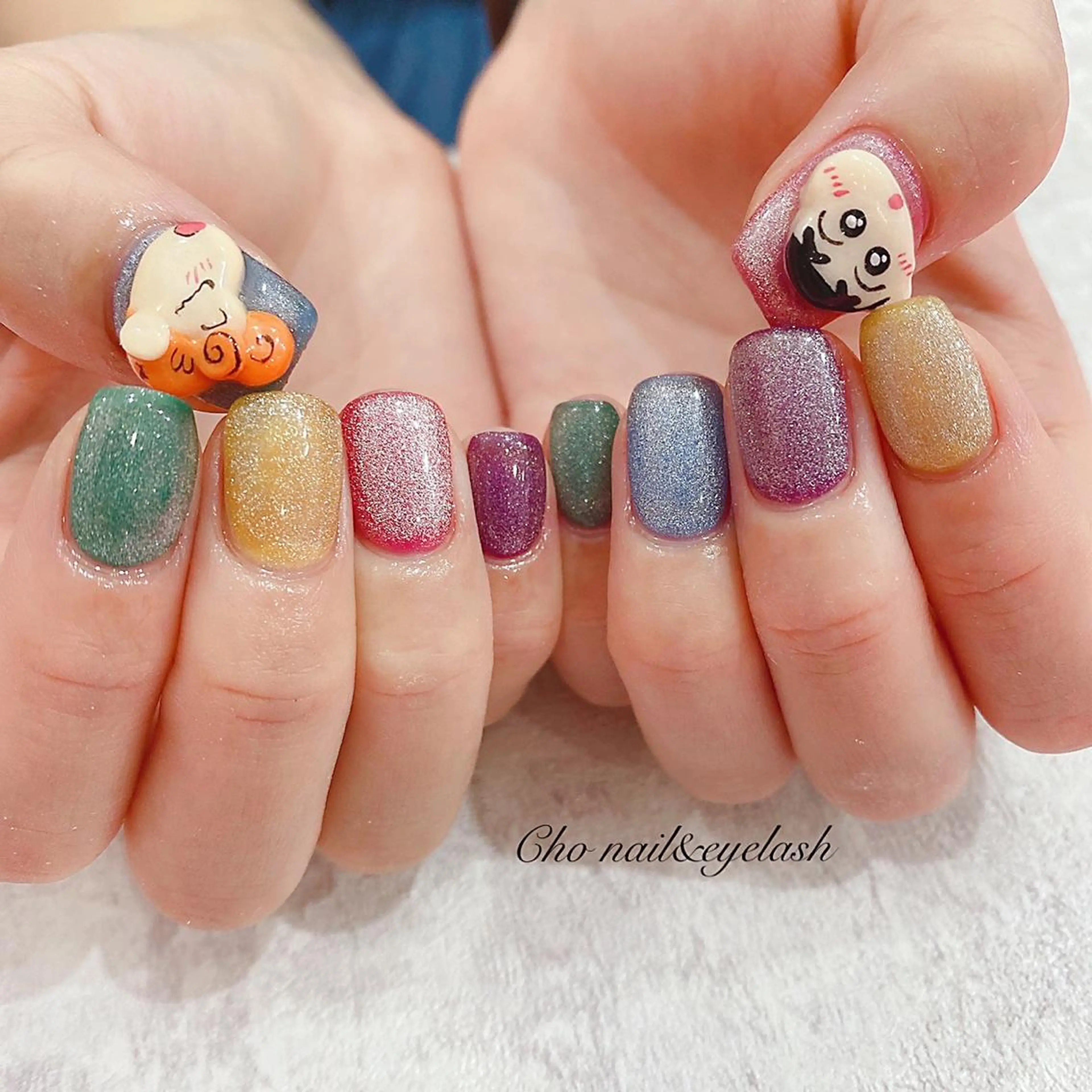 ショート ネイル ハンドネイル cho nailのネイルデザイン