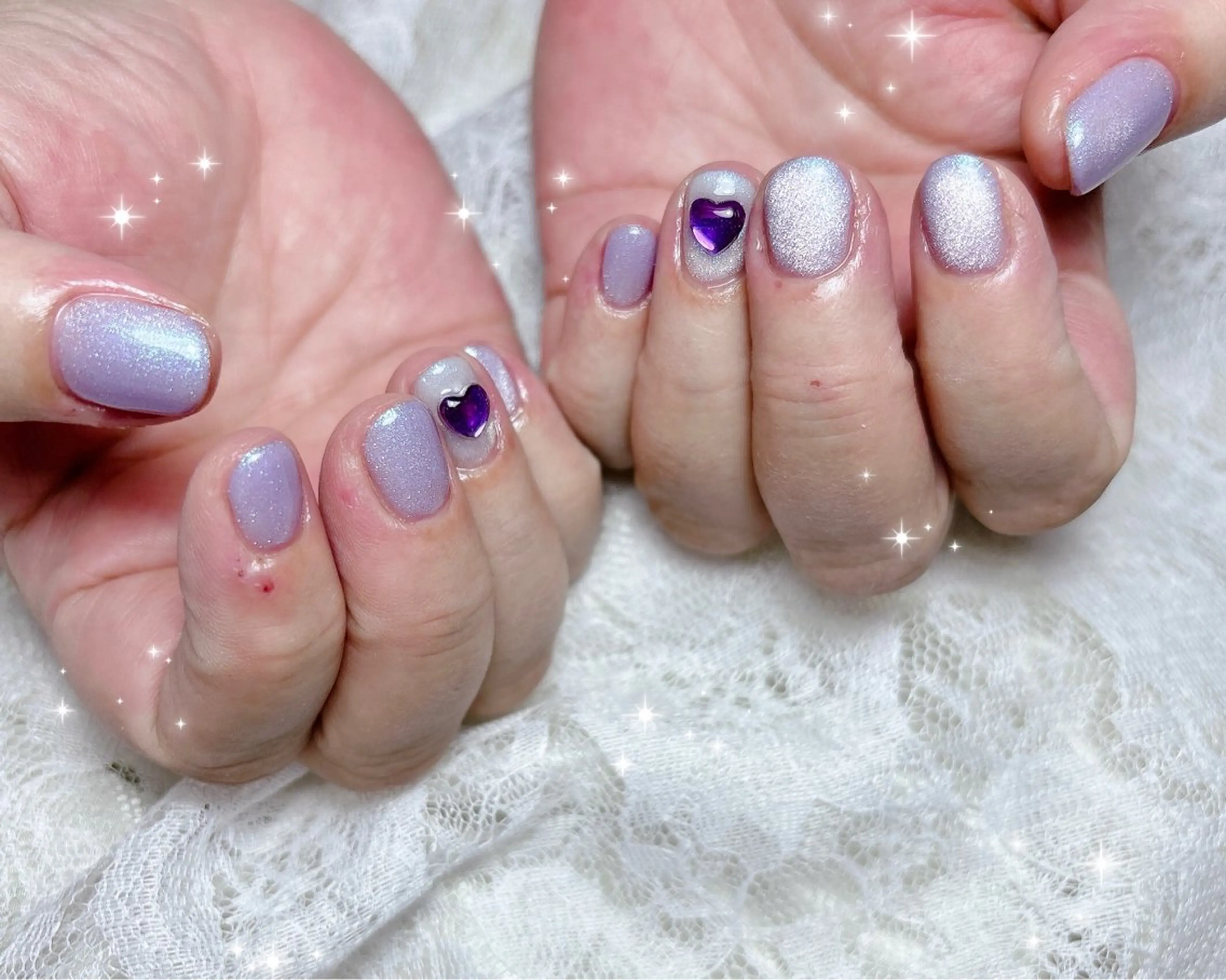 ネイル キラキラネイル マグネットネイル ハンドネイル FLARE NAIL フレアネイルのネイルデザイン