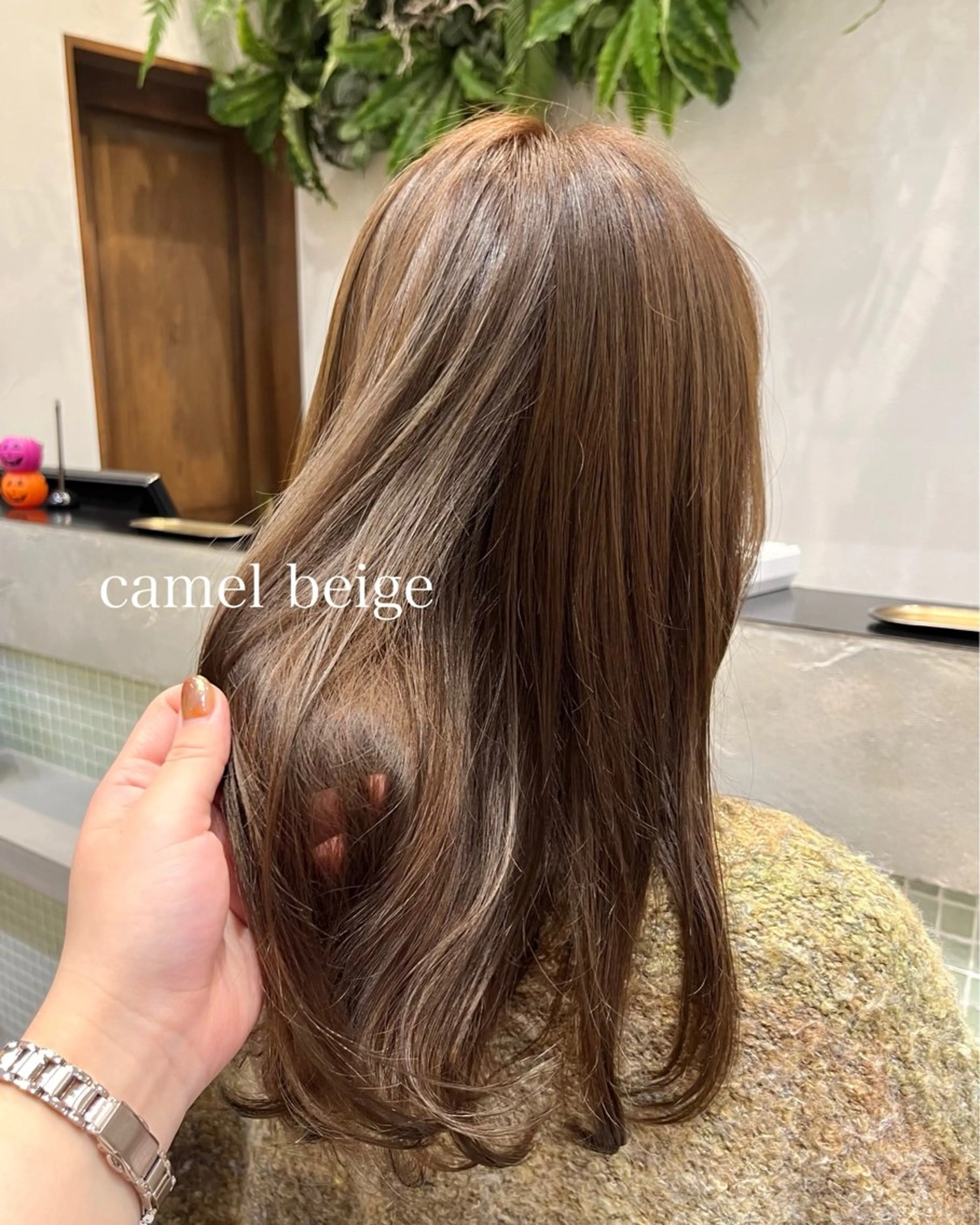 カラー ベージュカラー ヘアカラー トリートメント 🌷ツヤ/ベージュ seira🌷のヘアスタイル