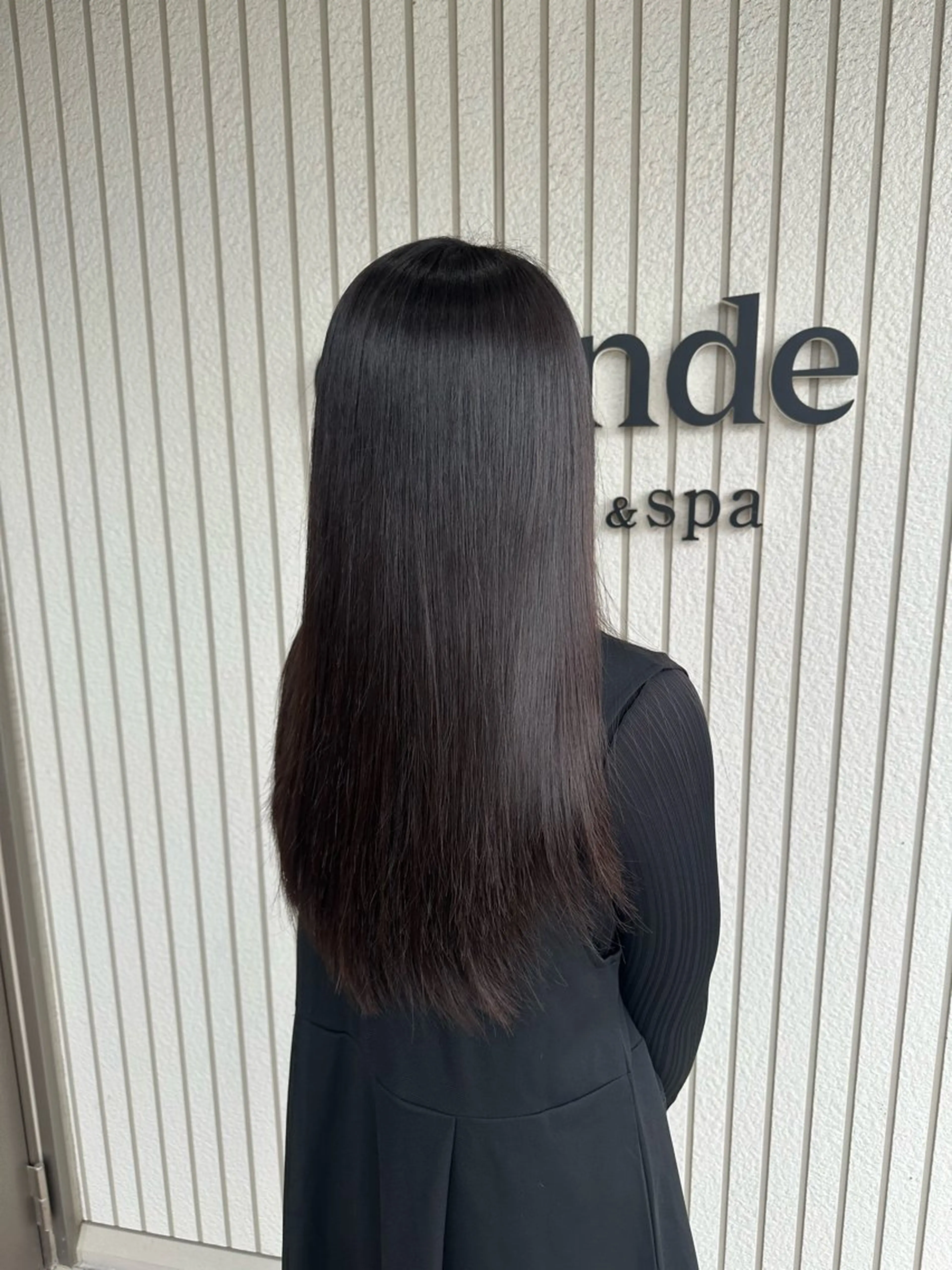 パーマ 縮毛矯正 ストレートパーマ grande hair&spa所属・🫧透明感カラー 🫧サキのヘアスタイル