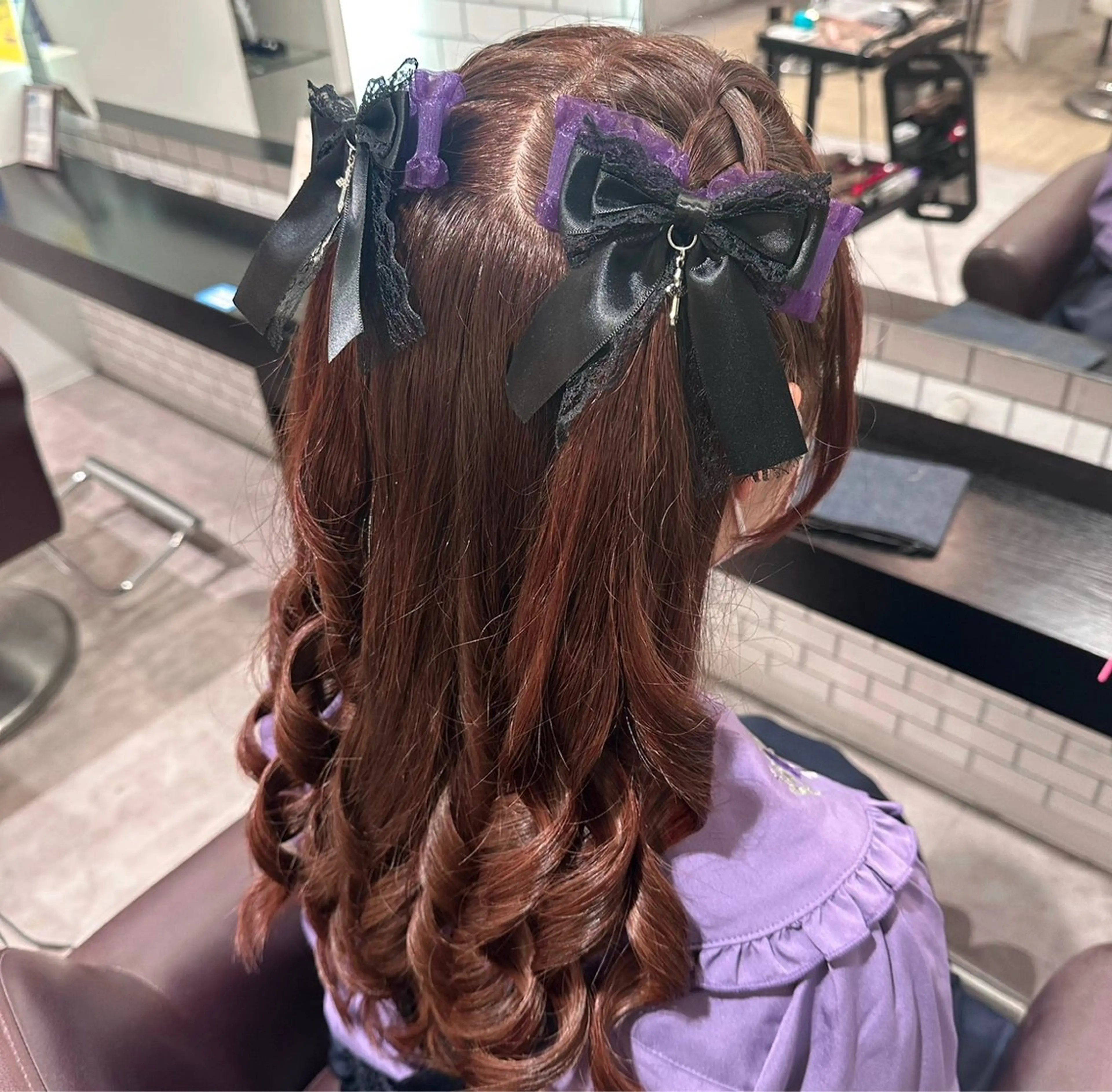 ロング ヘアアレンジ ヘアセット 🎀ヘアアレンジ 🎀ななみのヘアスタイル